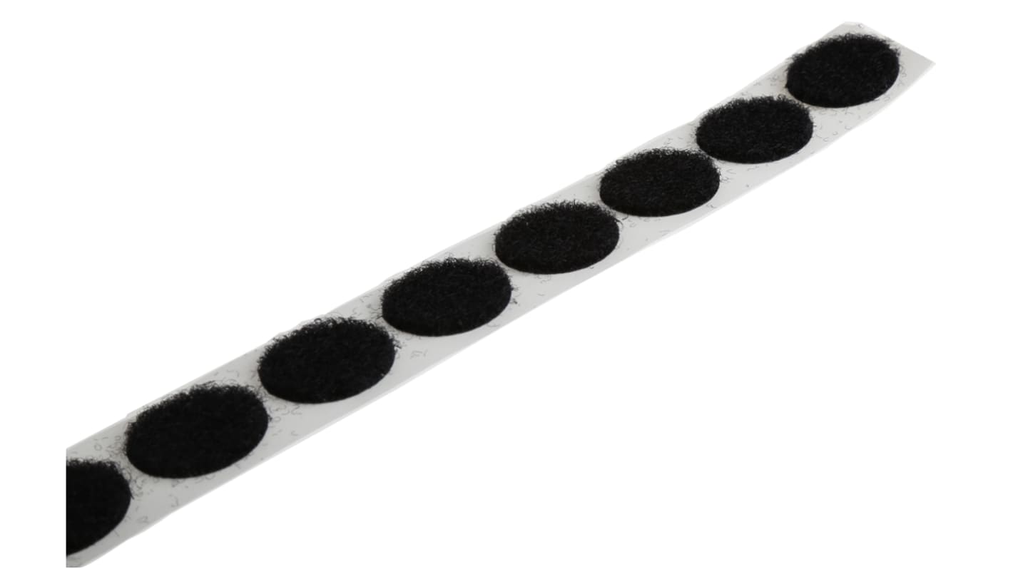 Velcro Schlaufen Schlaufenband, 22mm x 5m, Schwarz