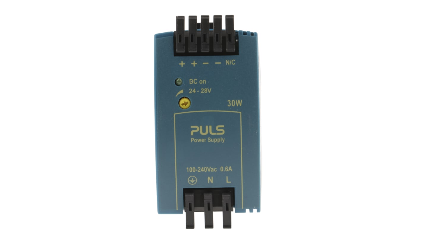 Alimentatore a montaggio su guida DIN PULS, 24V cc, 1.3A, 100 → 240V ca, 30W