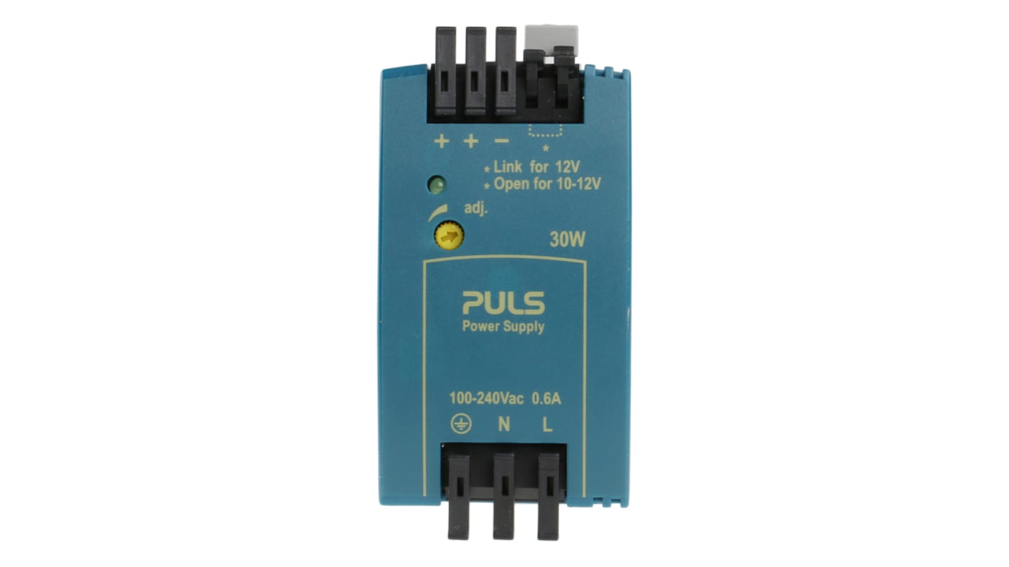 Alimentatore a montaggio su guida DIN PULS, 12V cc, 3A, 100 → 240V ca, 30W