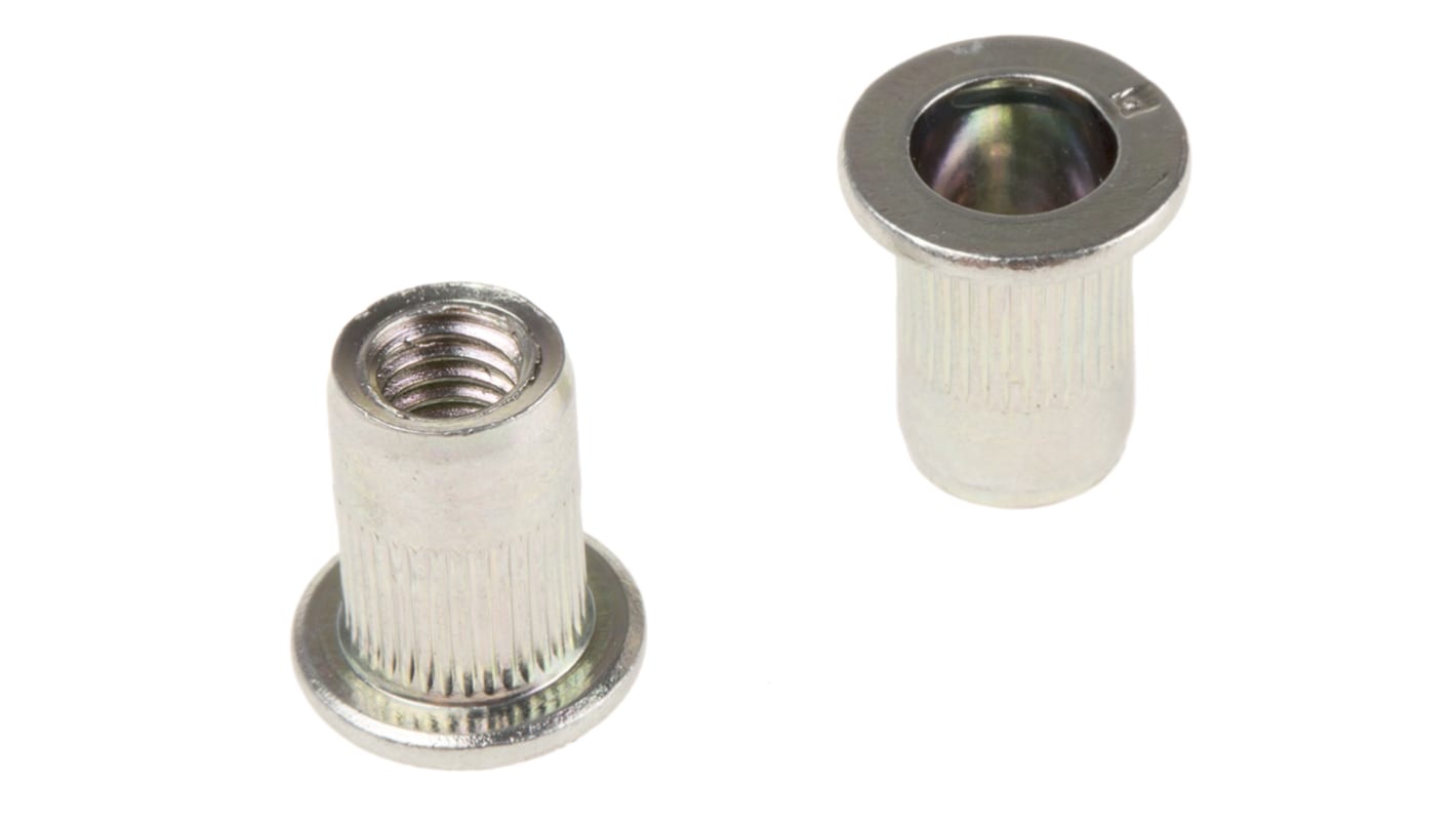 Böllhoff Plain, M6 Steel Threaded Insert, 13mm diameter 9mm Depth 14.5mm