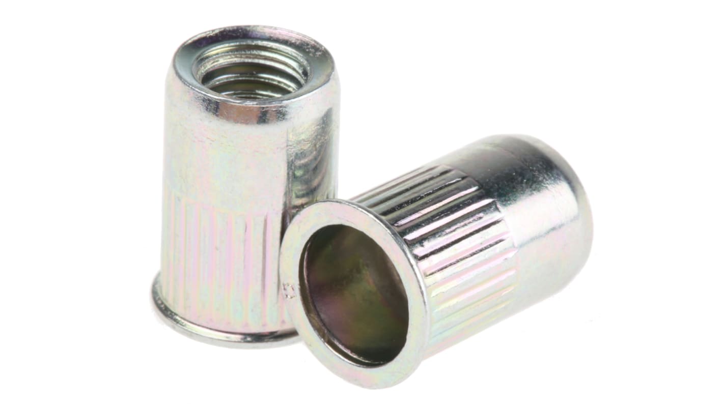 Böllhoff Plain, M6 Steel Threaded Insert, 10mm diameter 9mm Depth 14mm