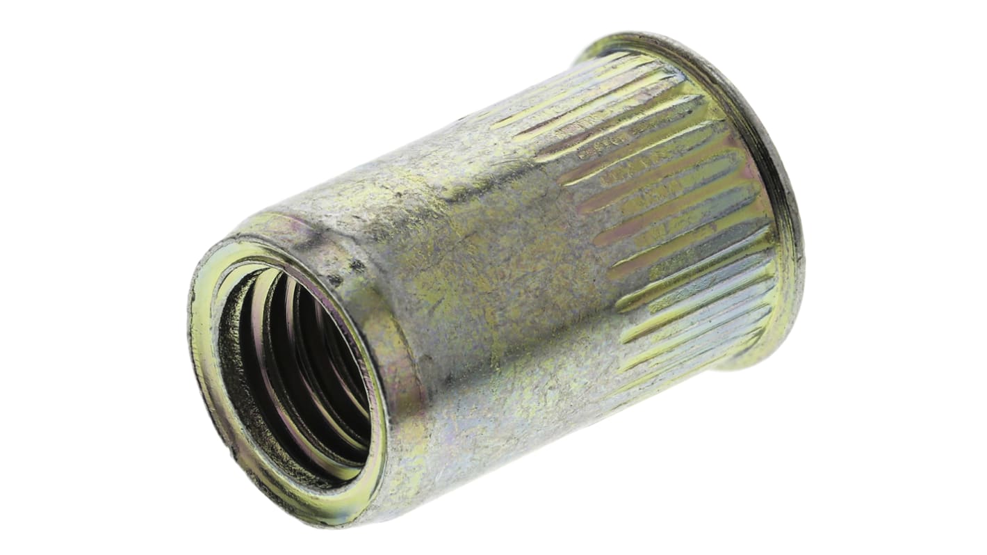 Böllhoff Plain, M8 Steel Threaded Insert, 12mm diameter 11mm Depth 17.5mm