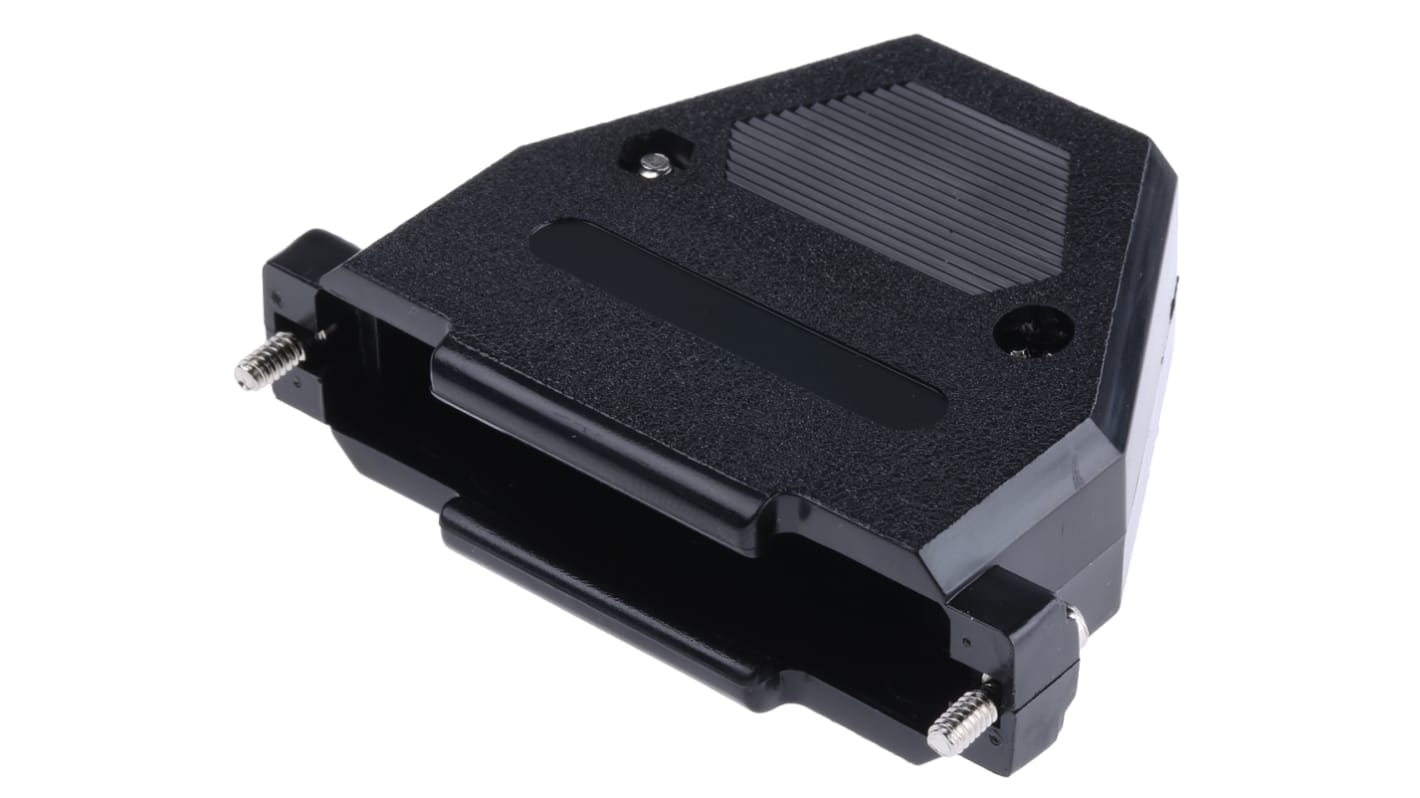 MH Connectors D-Sub バックシェエル MHCCOV シリーズ 37 極 C, 黒, MHCCOV-37SC-BK