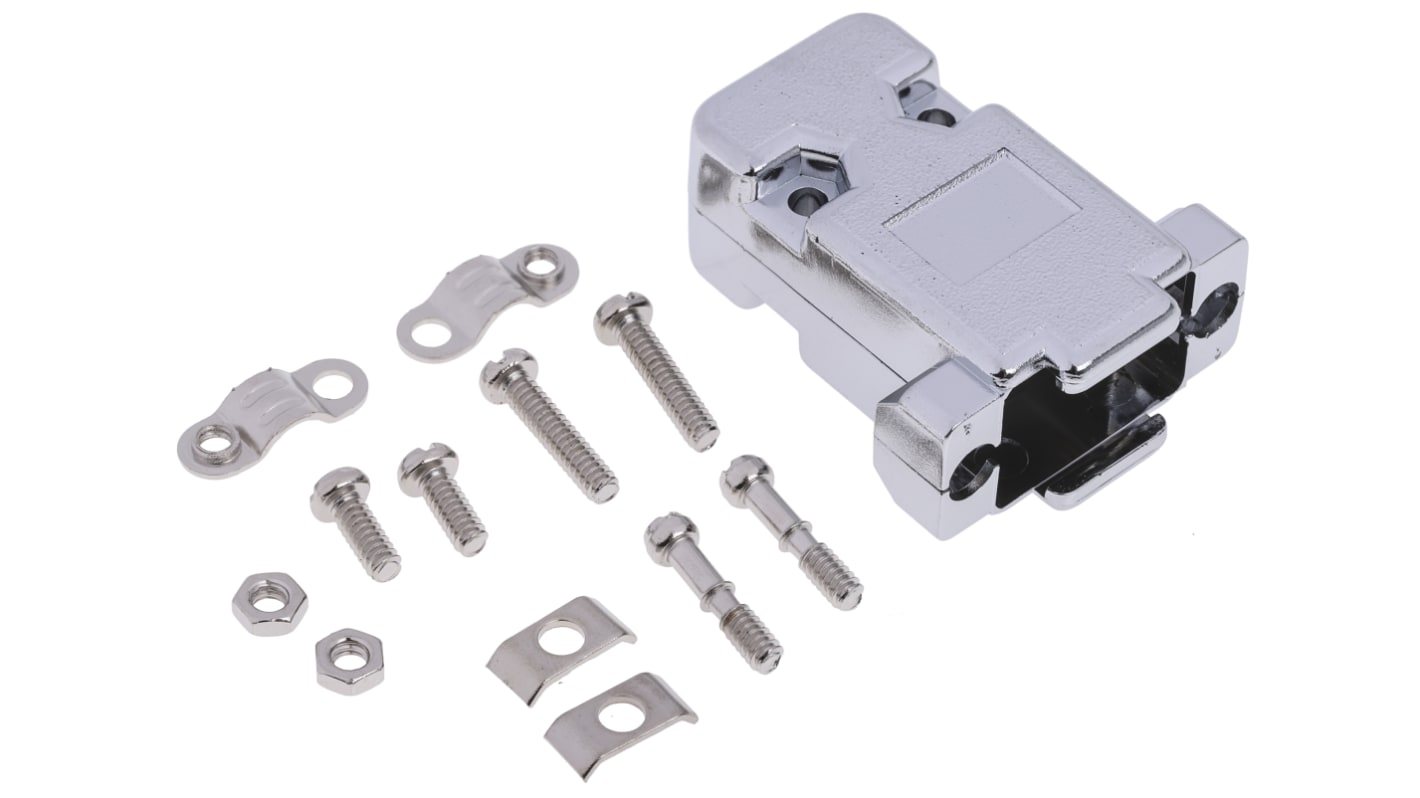 MH Connectors MHCCOV-MP Series ABS D Sub Backshell, 9 Way, Strain Relief