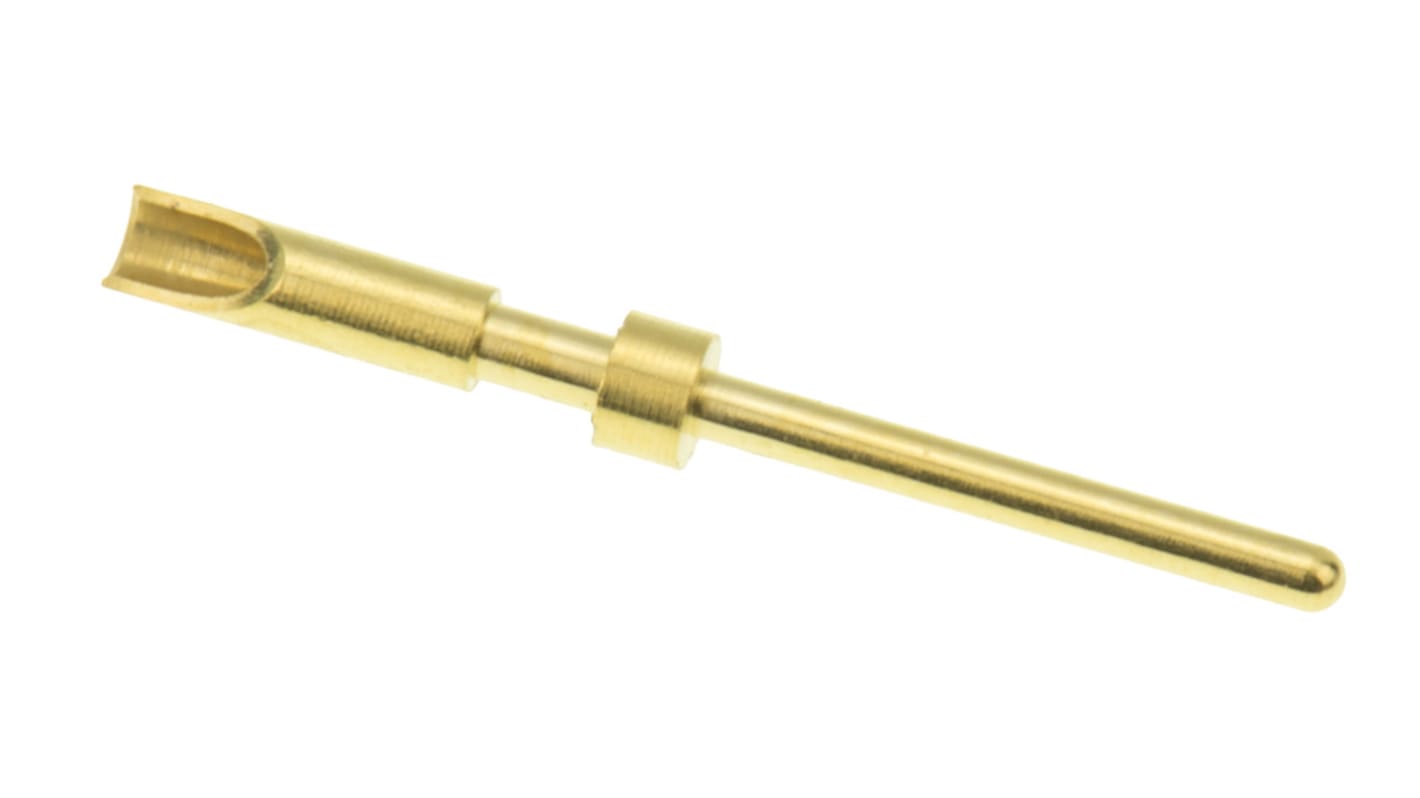 Bulgin Male Solder Circular Connector Contact, Wire Size 28 → 24 AWG