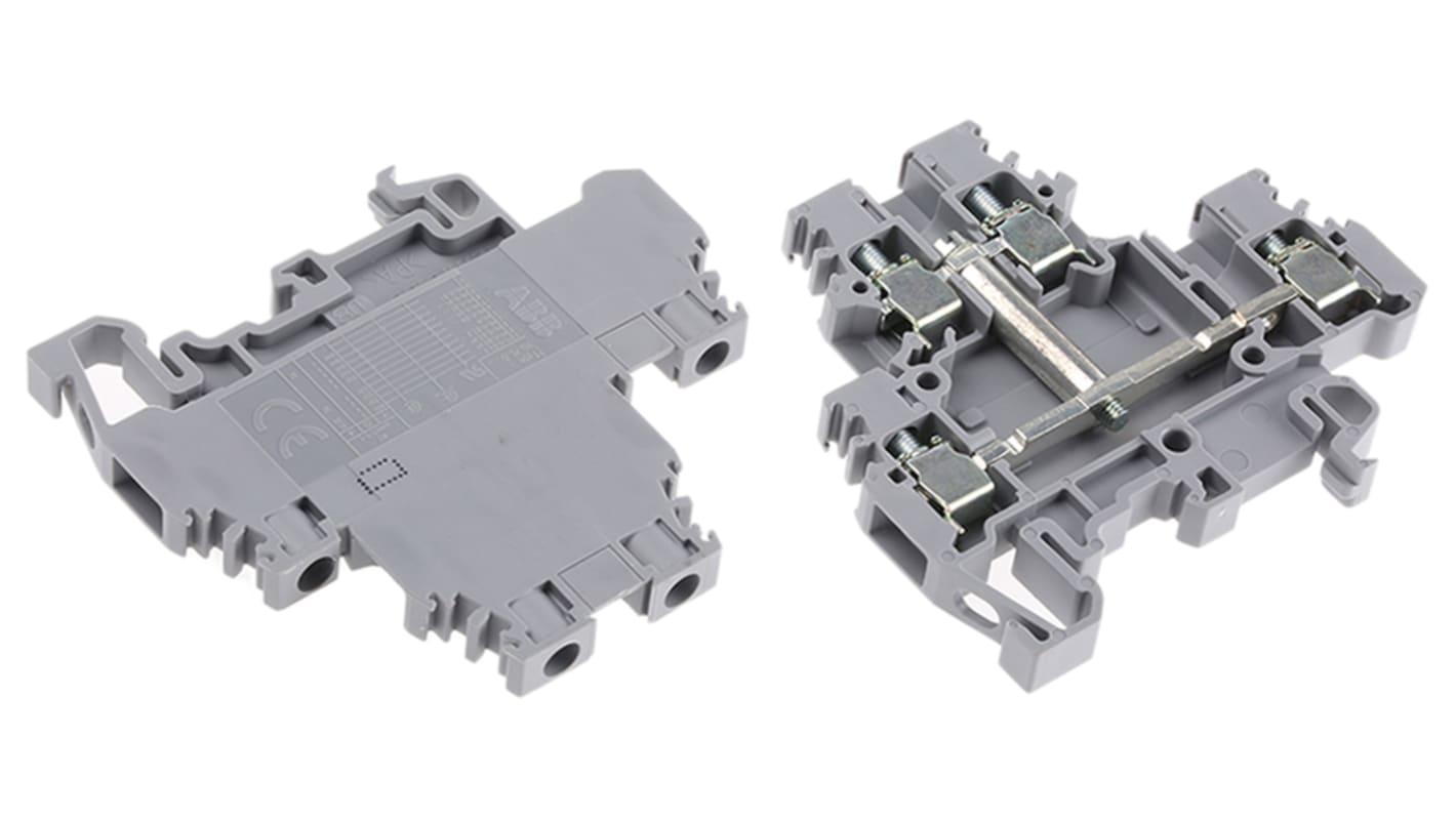 Entrelec SNA Series Grey Double Level Terminal Block, 0.2 → 4mm², Double-Level, Screw Termination