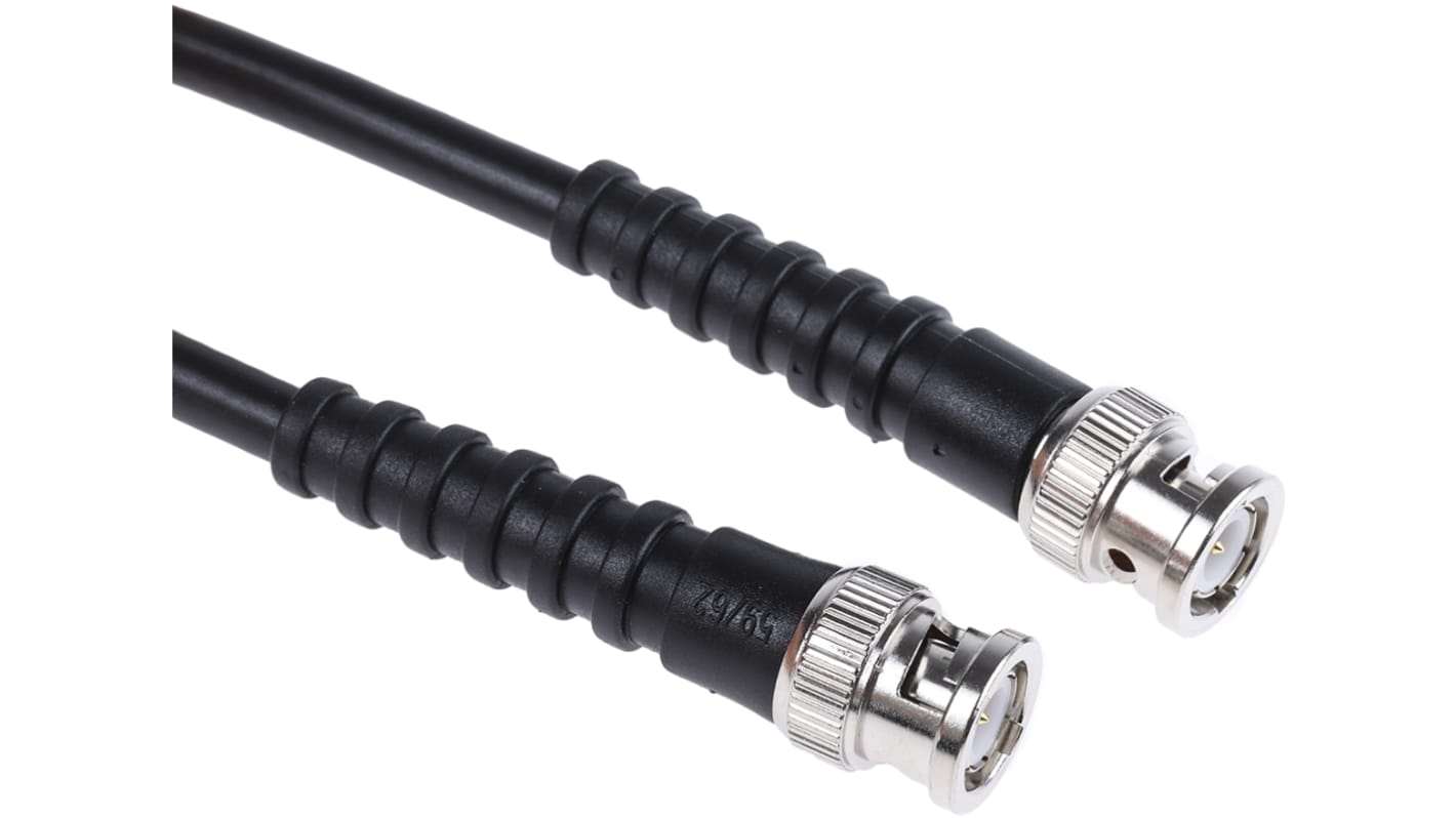 RS PRO Male BNC to Male BNC, 500mm, RG59 Coaxial, Terminated75 Ω