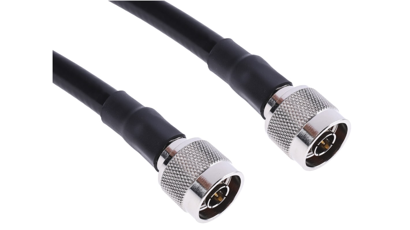 RS PRO Male N Type to Male N Type, 2m, RG213 Coaxial, Terminated50 Ω
