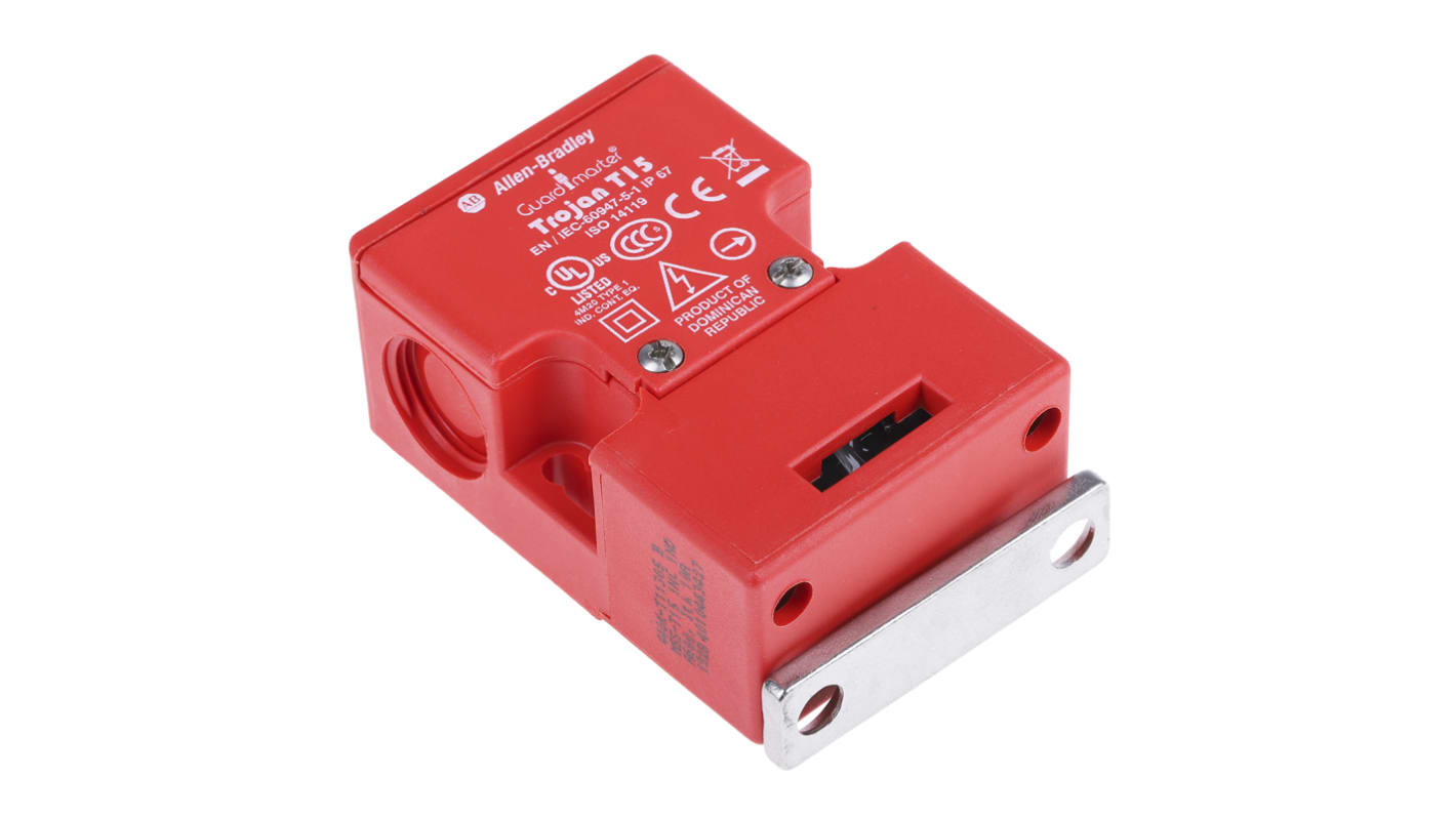 Allen Bradley Guardmaster 安全门开关, 联锁键控锁, 1常闭/1常开, 最大直流600V, 最大交流600V, 最大2.2A, M20接口, IP67, 440K系列