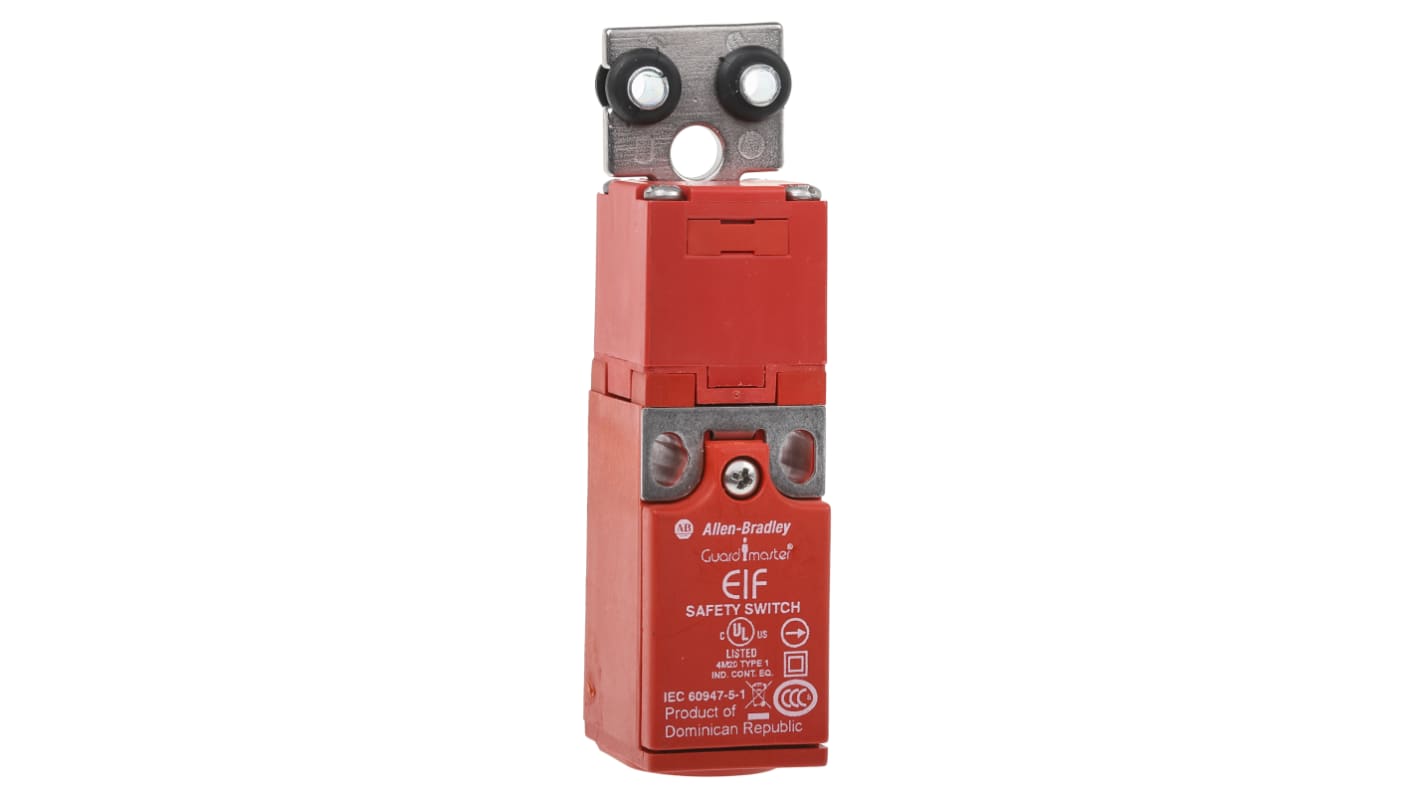 Allen Bradley Guardmaster 安全门开关, 联锁键控锁, 1常闭/1常开, 最大直流600V, 最大交流600V, 最大2.2A, M16接口, IP67, 440K系列