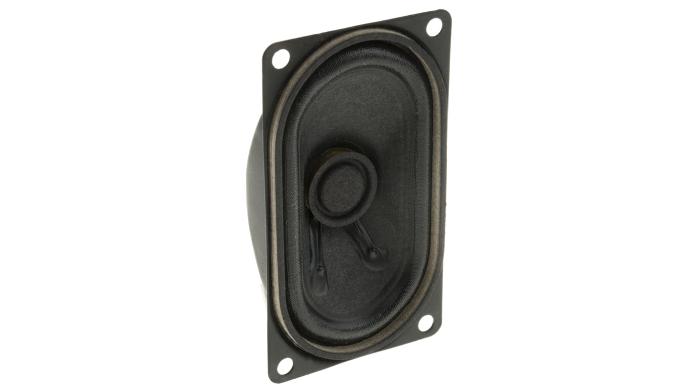 Visaton 全频扬声器喇叭, 4Ω, 2W, Φ41mm, 8 cm (3 in) 和以下, 椭圆形, 220 Hz → 20 KHz