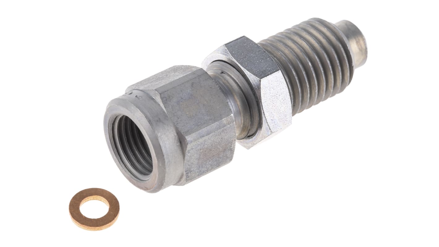 Stauff Adapter, G 1/4 Female, M16 Male, 630bar max