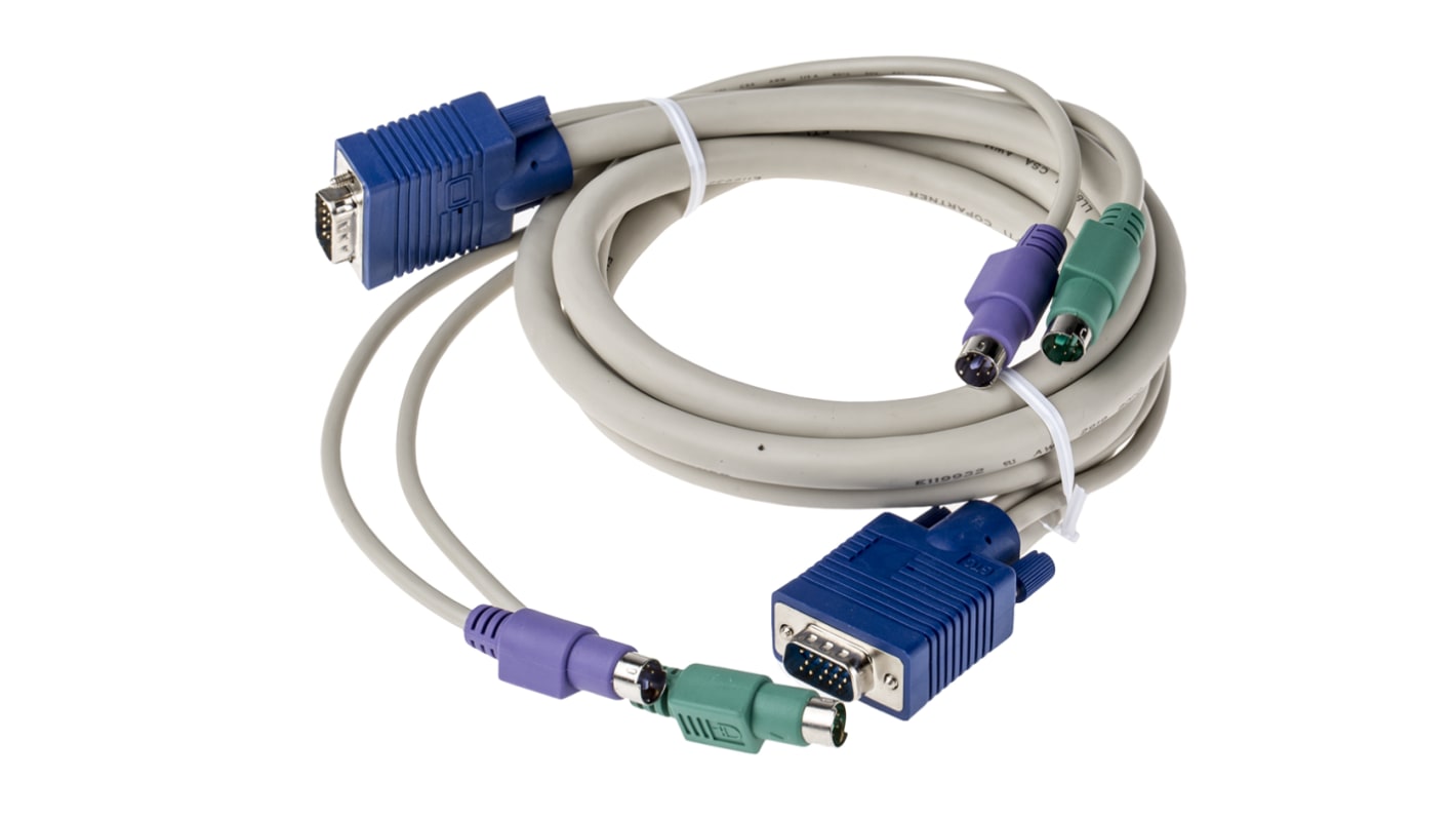 RS PRO KVM Mixed Cable Assembly
