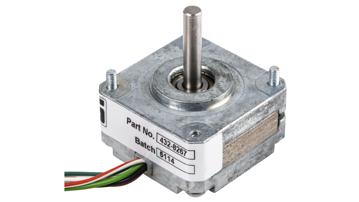 McLennan Servo Supplies Unipolar Hybrid Stepper Motor 1.8°, 50mNm, 12 V dc, 260 mA, 6 Wires