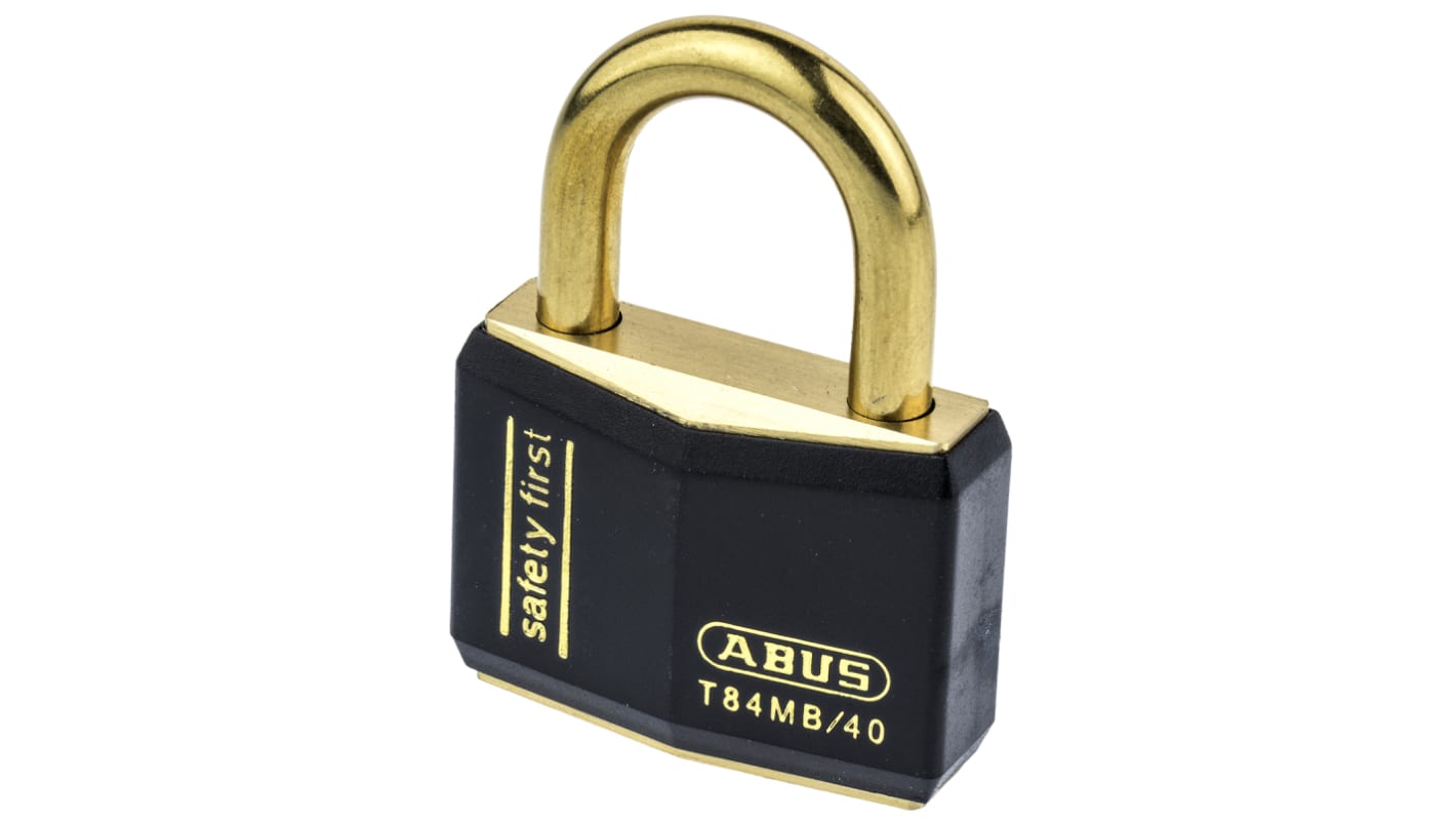 ABUS Key Weatherproof Brass Safety Padlock, Keyed Alike, 6.5mm Shackle, 43mm Body