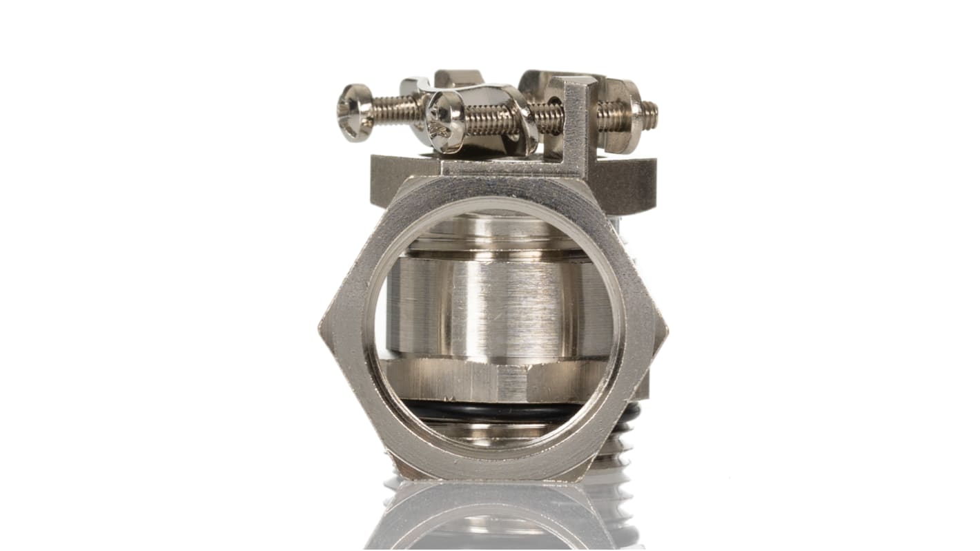 Lapp SKINDICHT Series Metallic Nickel Plated Brass Cable Gland, M20 Thread, 7mm min., 12mm max., IP55