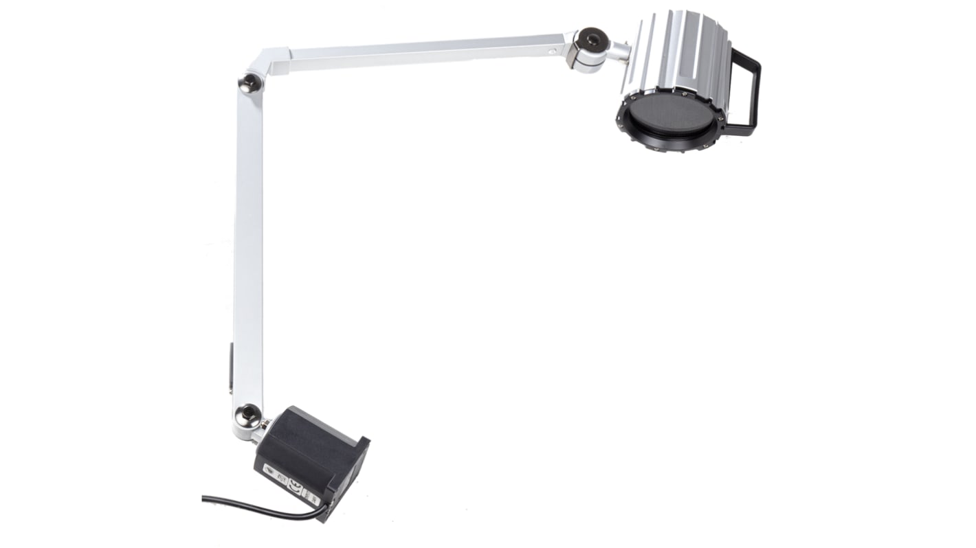RS PRO Halogen Maschinenleuchte Schwenkarm 1520 lm / 55 W, 830mm 240 V ac Schwenkbare