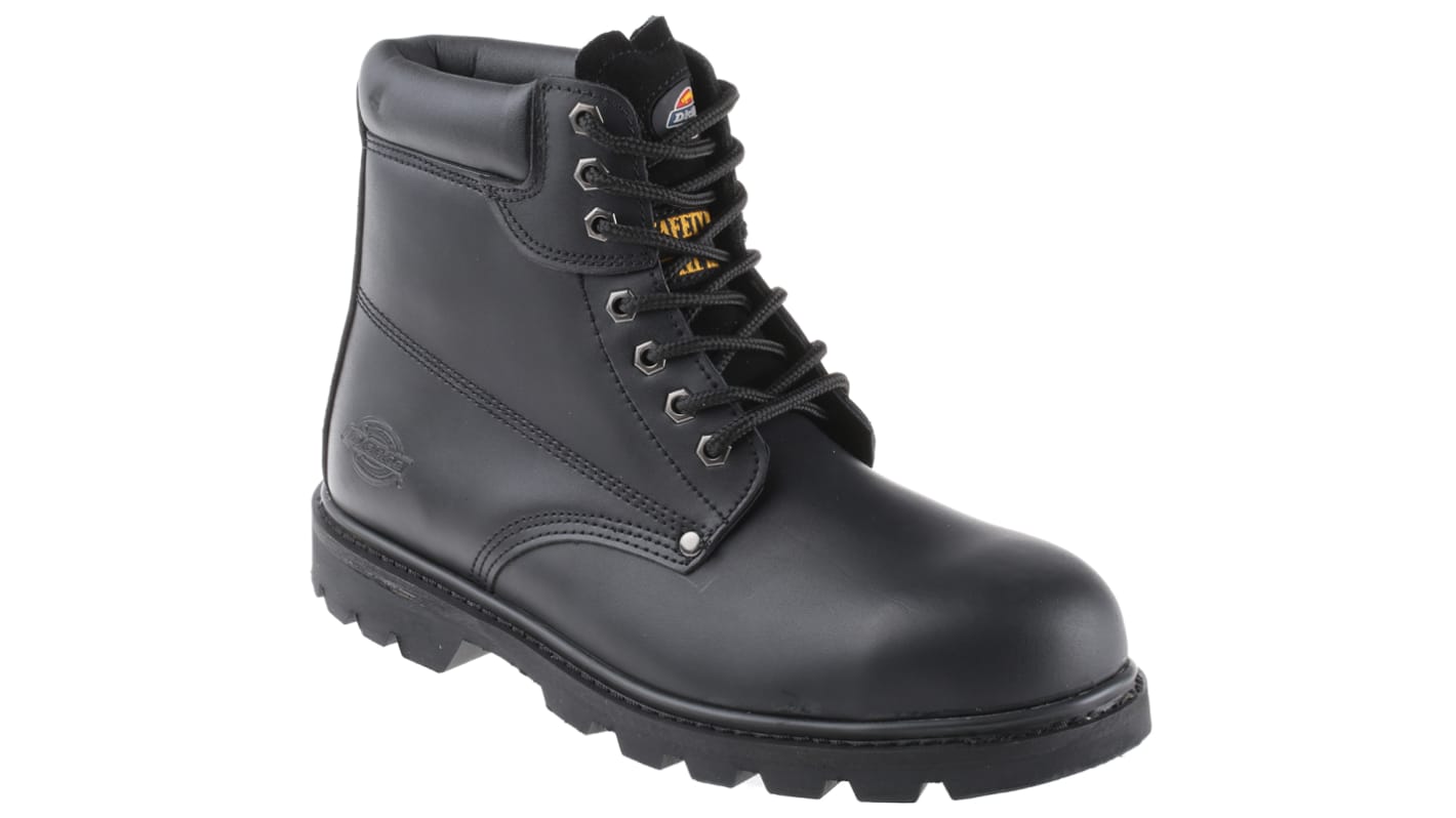 Botas de seguridad Dickies, serie Cleveland de color Negro, talla 44, SBP SRA