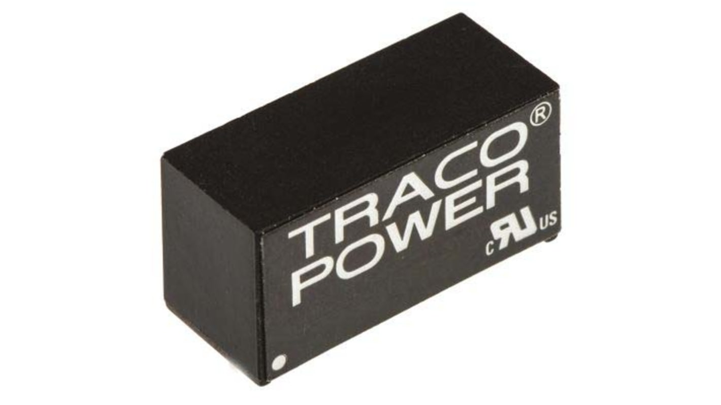 TRACOPOWER TMR 2 DC-DC Converter, 5V dc/ 400mA Output, 9 → 18 V dc Input, 2W, Through Hole, +85°C Max Temp -40°C