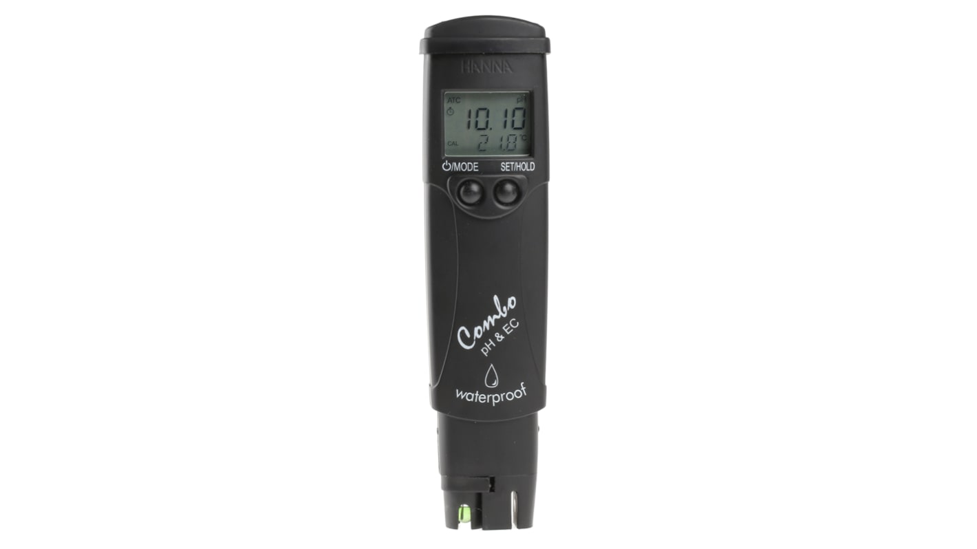 Hanna Instruments HI 98130 pH Meter, ±0.05pH Accuracy, 0.01pH Resolution, 14pH Max, +60 °C Max