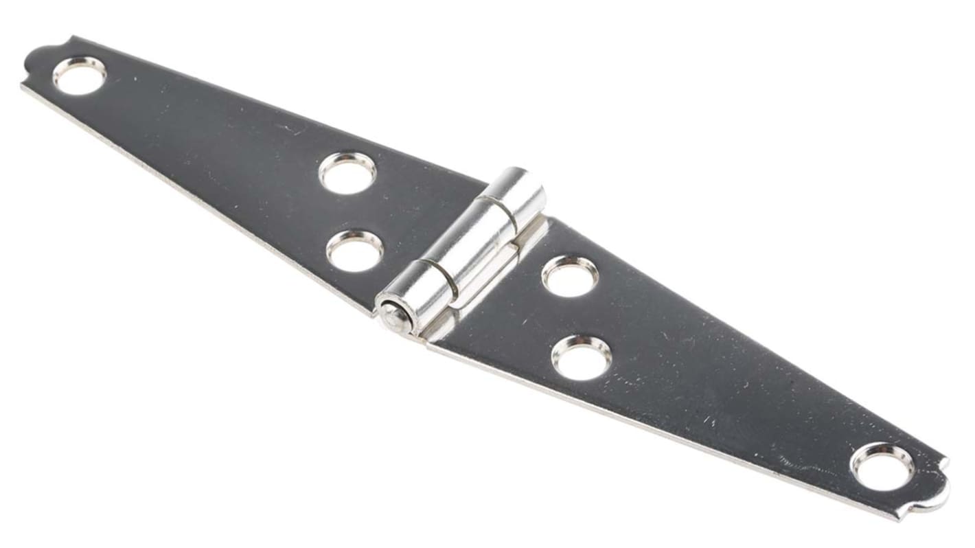 RS PRO Stainless Steel Strap Hinge, 145mm x 29mm x 1.5mm