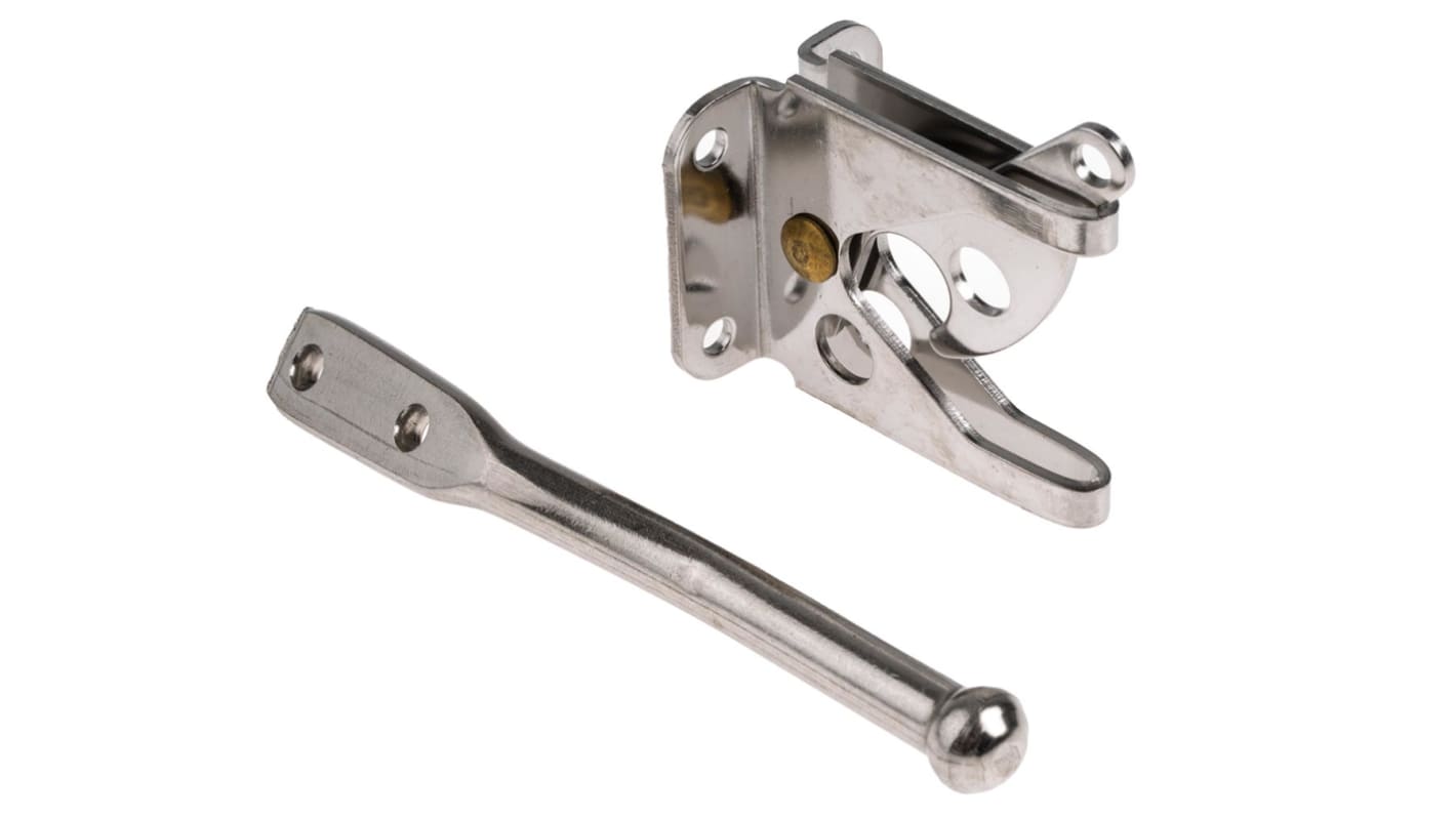 RS PRO Stainless Steel Gate Latch, 48 x 37 x 56mm