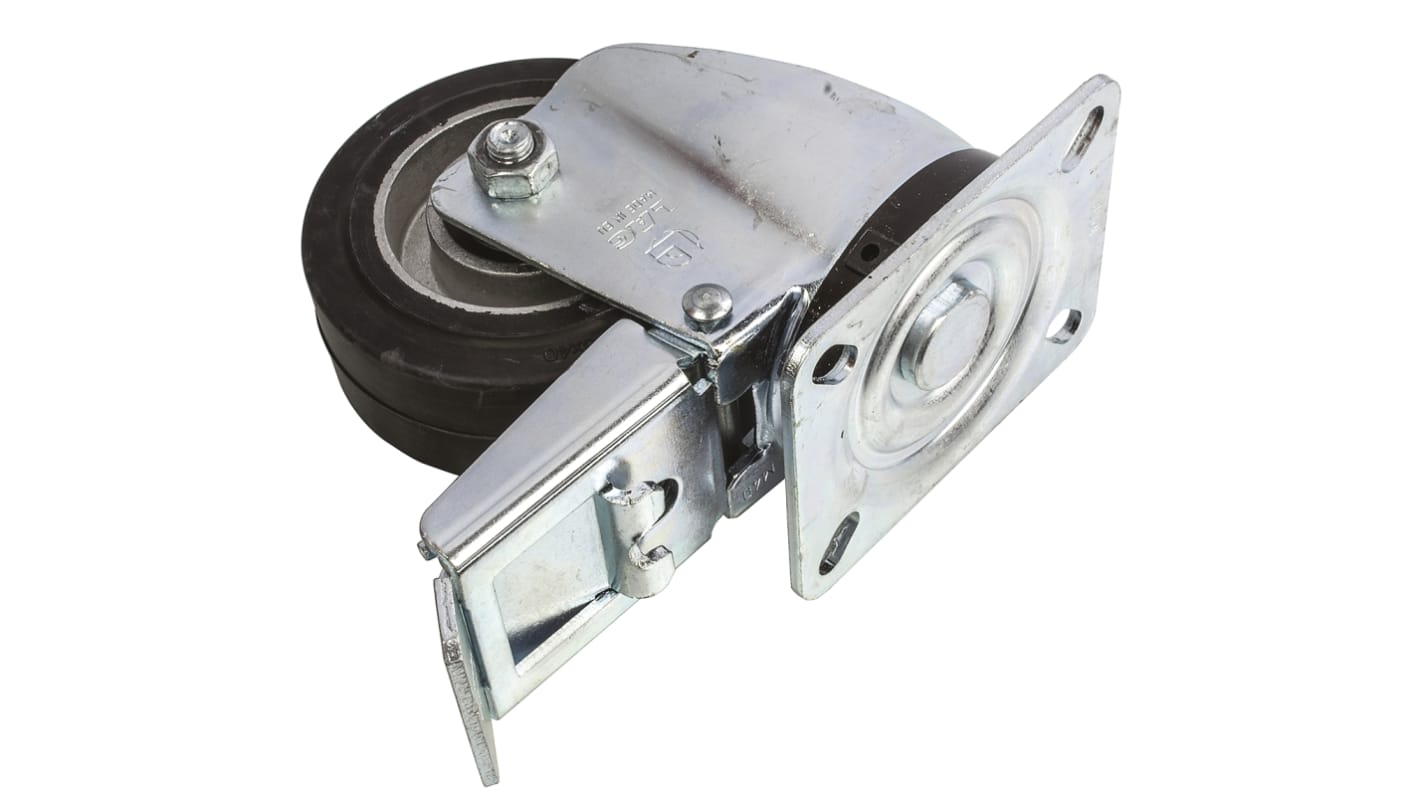 LAG Braked Swivel Castor Wheel, 150kg Capacity, 100mm Wheel