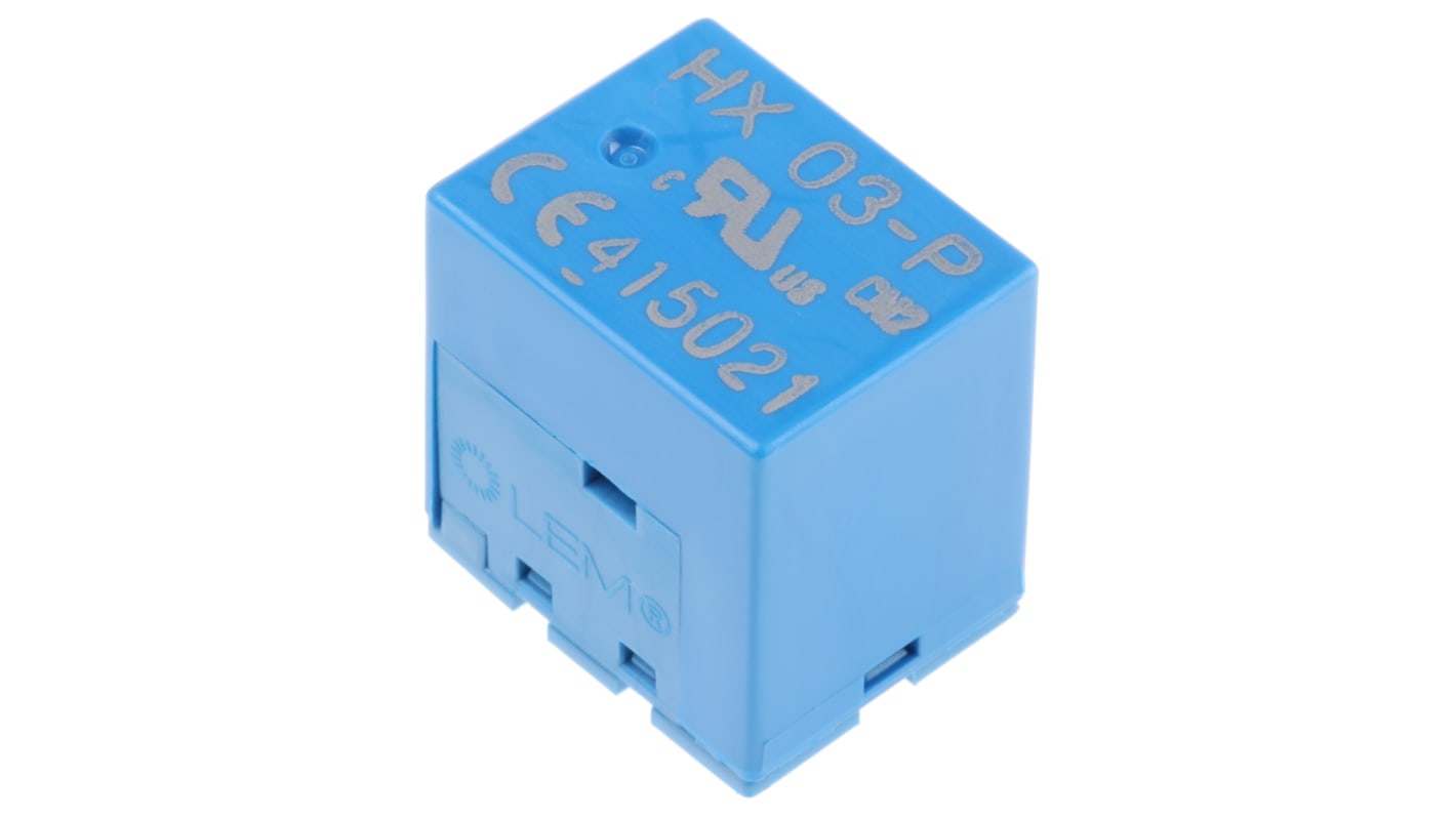 LEM 电流互感器, 开路传感器, 3A输入, ±15 V电源, PCB（印刷电路板）安装, 0.6mm孔, HX系列