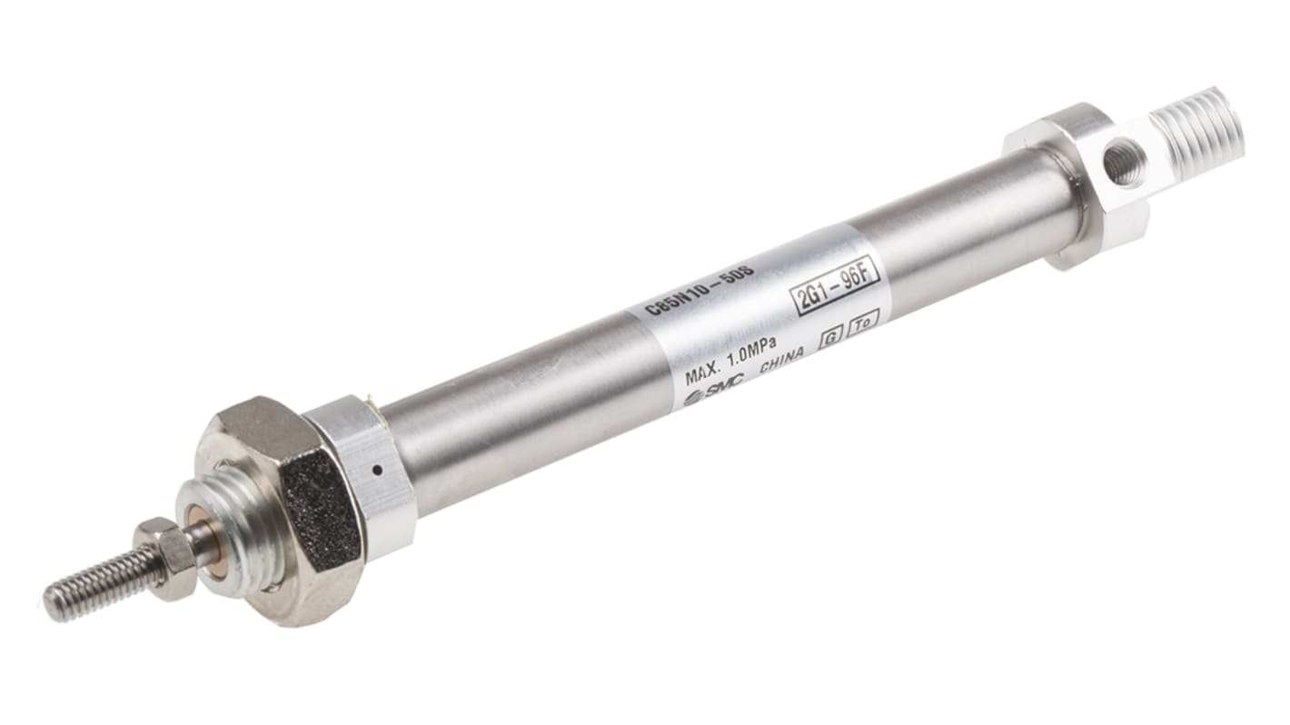 SMC 空圧ピストンロッドシリンダ C85シリーズ ボア：10mm
