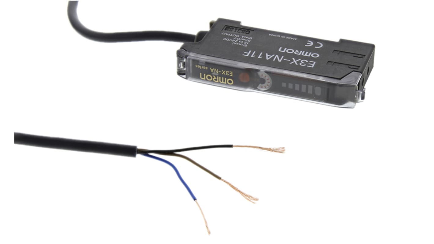 Sensore per fibre ottiche Omron, NPN, Precablato, 12 → 24 V c.c., IP50