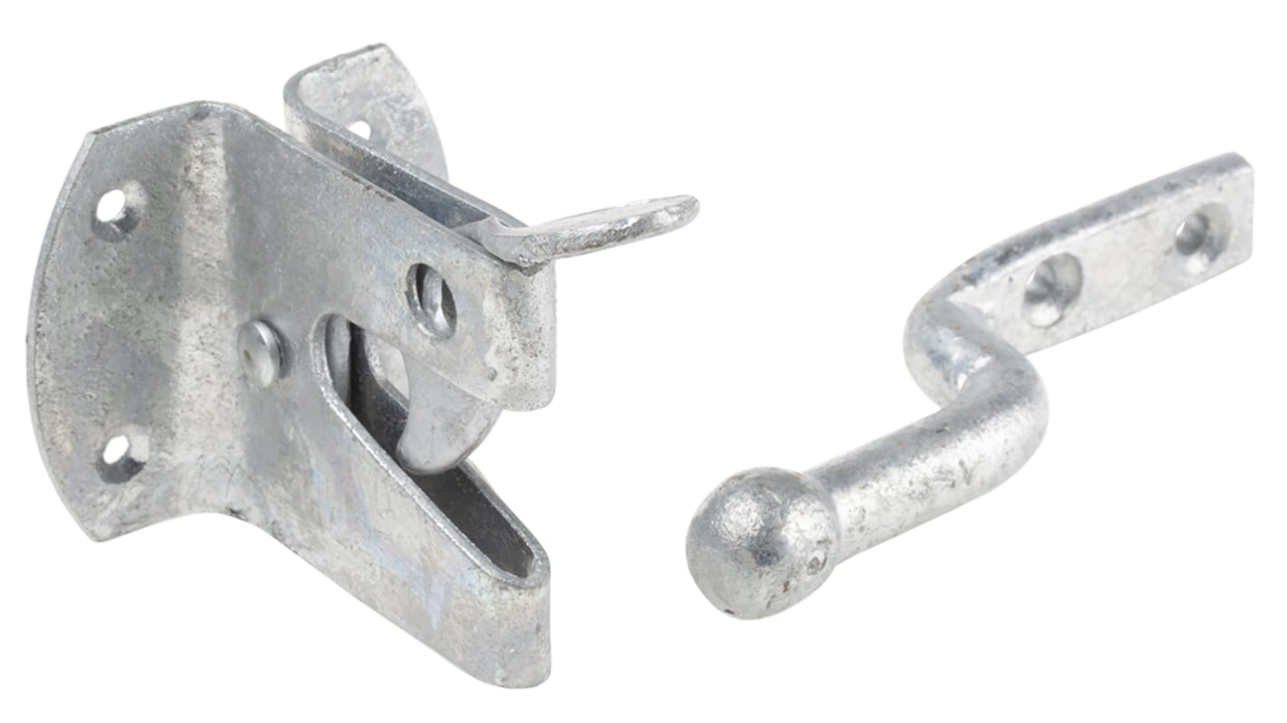 RS PRO Stahl Türriegel, abschließbar, ohne Schloss 56 x 63 x 60mm