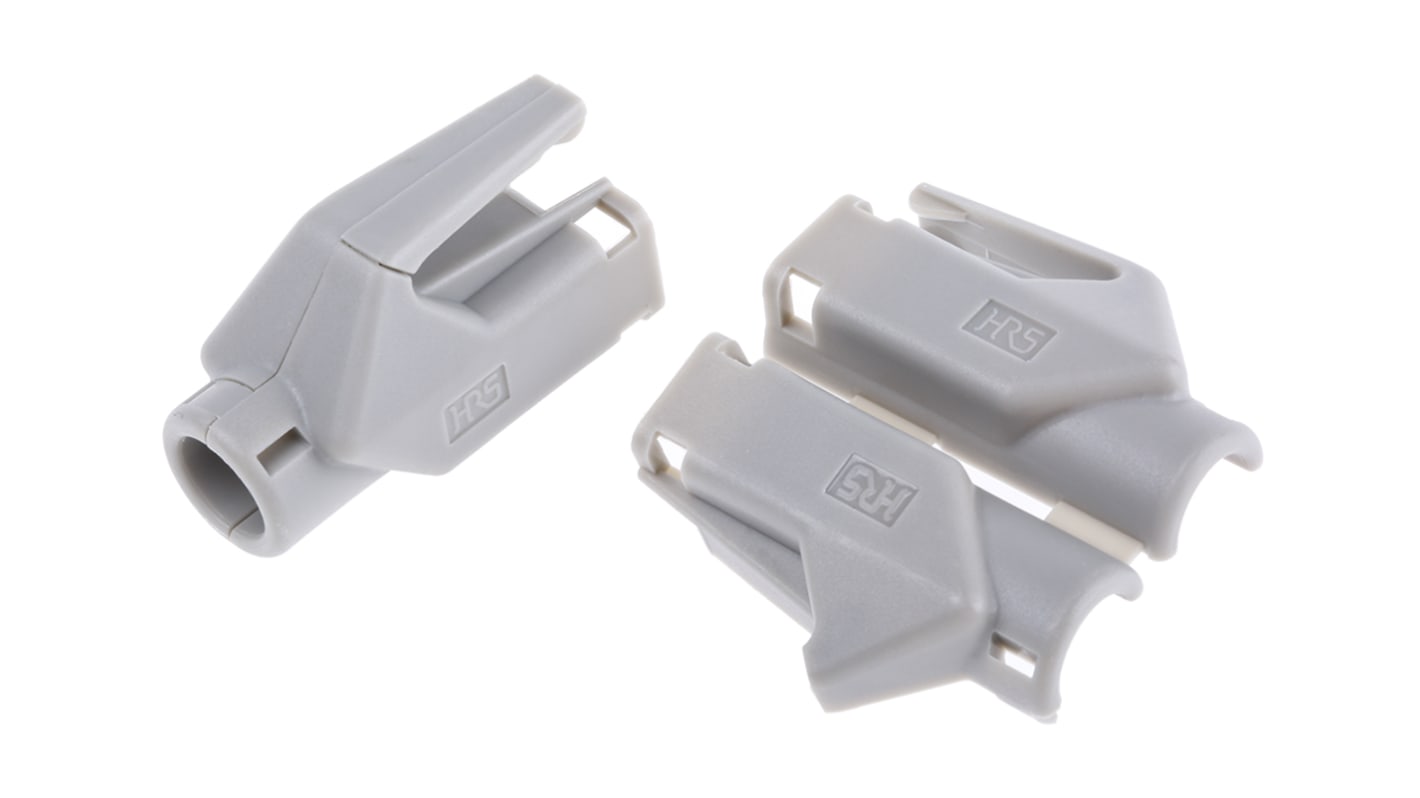 Hirose 水晶头保护套, 灰色, 用于RJ45 连接器, PA制