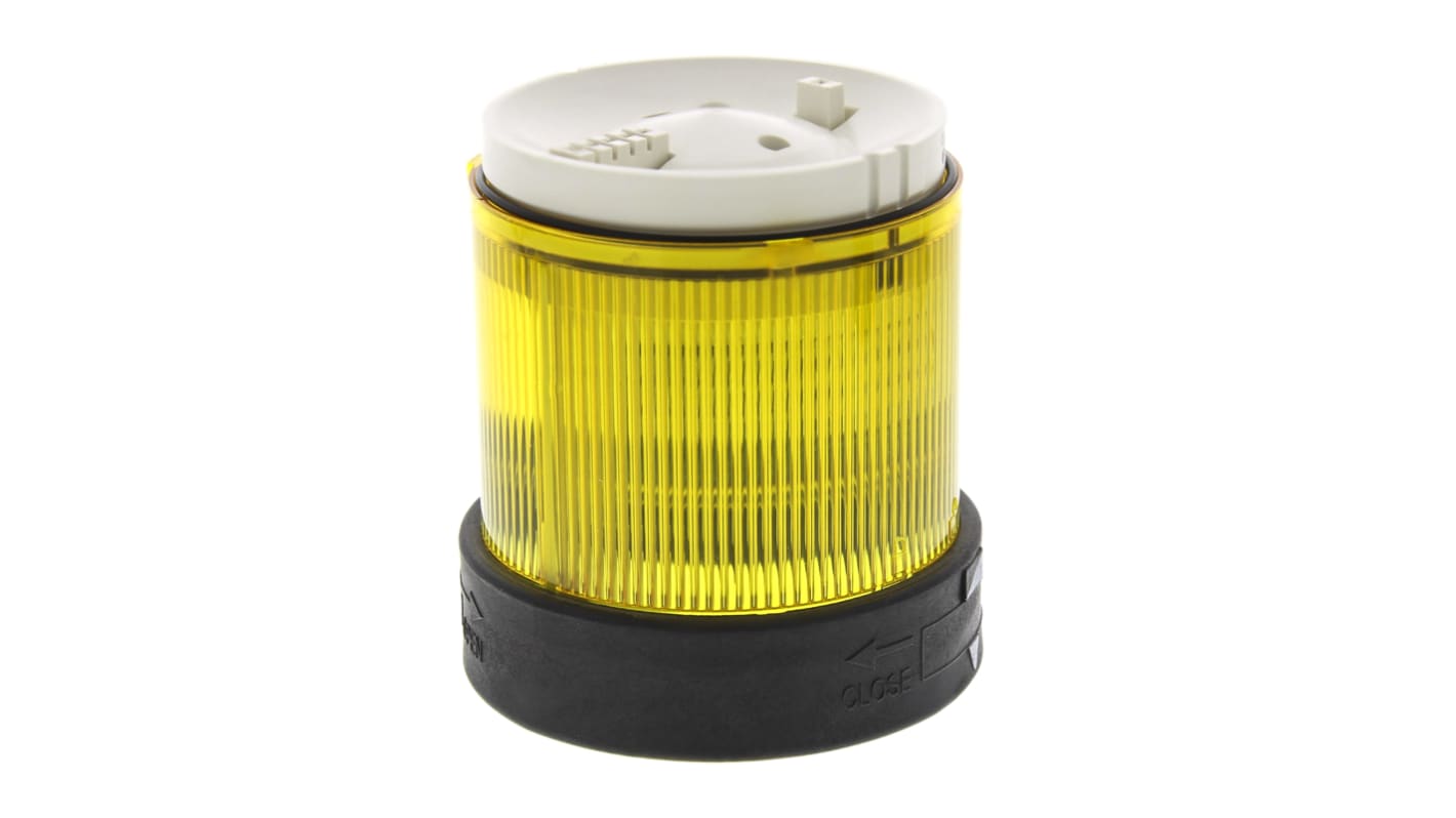 Schneider Electric LED警示灯, 24 V（交流/直流）电源, Φ70mm底座, 黄色透镜, Harmony XVB系列