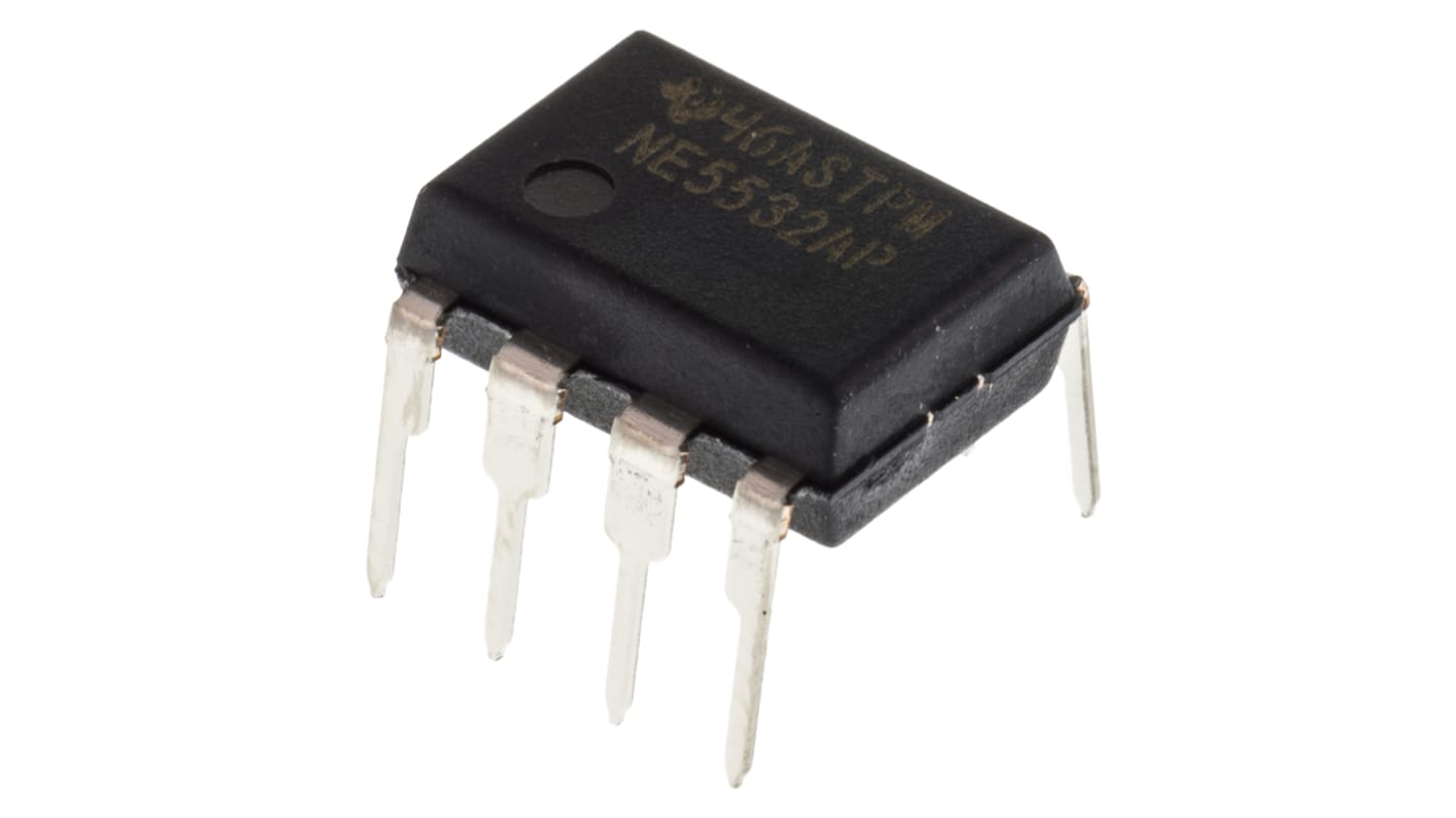 Texas Instruments Operationsverstärker THT PDIP, biplor typ. ±15V, 8-Pin