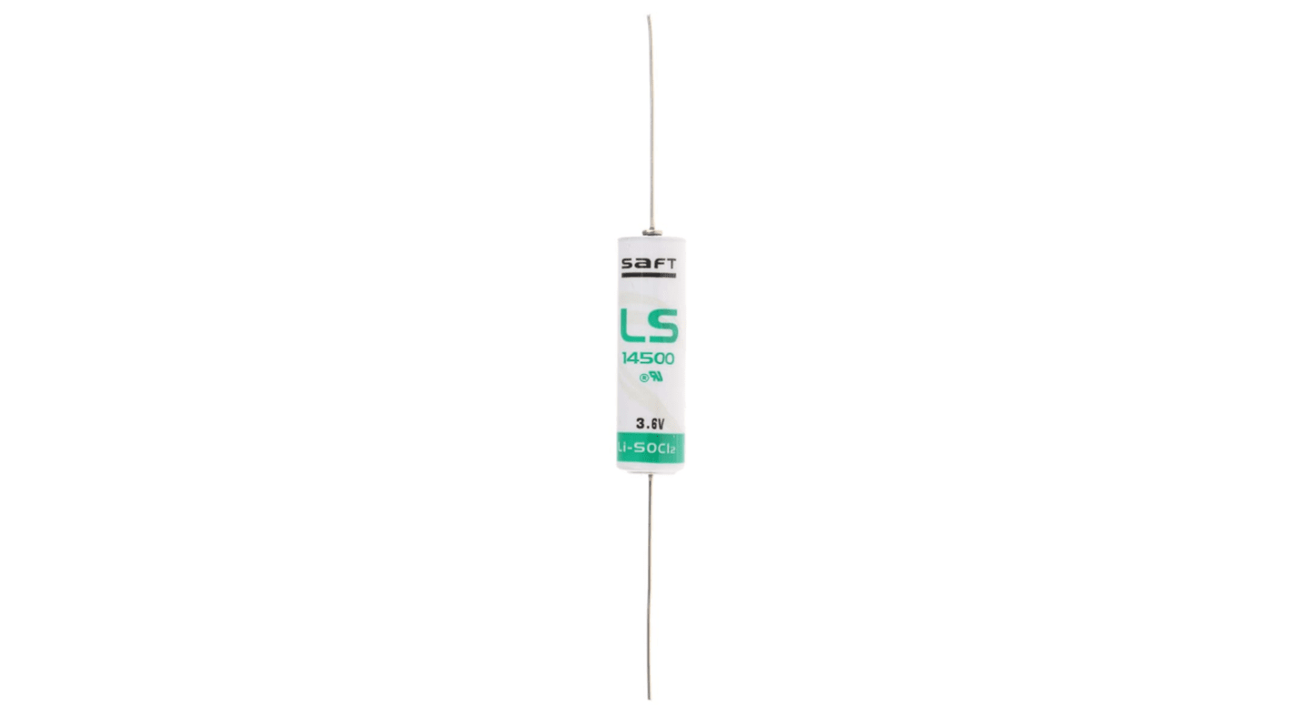 Saft 単3形電池 リチウム塩化チオニルバッテリ, 公称電圧3.6V, LS14500CNA