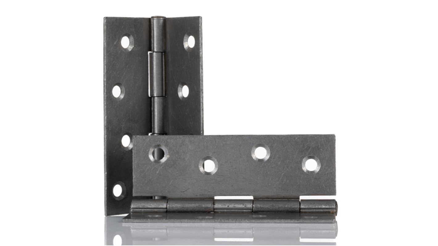 RS PRO Steel Butt Hinge, Screw Fixing, 100mm x 71mm x 1.75mm