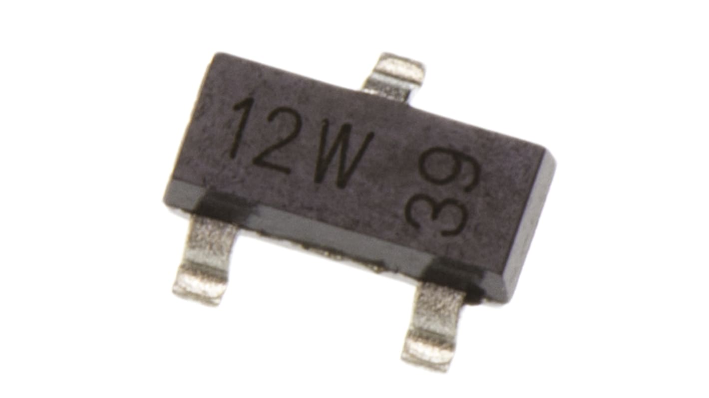 Nexperia N-Kanal, SMD MOSFET 60 V / 300 mA 830 mW, 3-Pin SOT-23