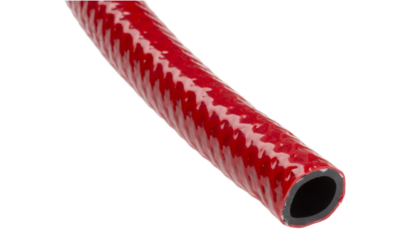 RS PRO PVC, Hose Pipe, 9.75mm ID, 13.75mm OD, Red, 30m