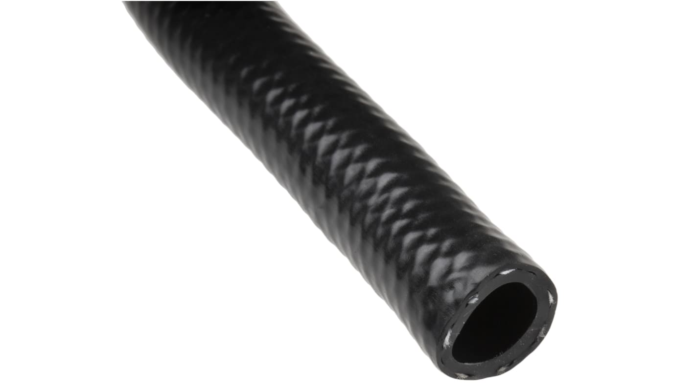 RS PRO PVC, Hose Pipe, 9.75mm ID, 13.75mm OD, Black, 30m