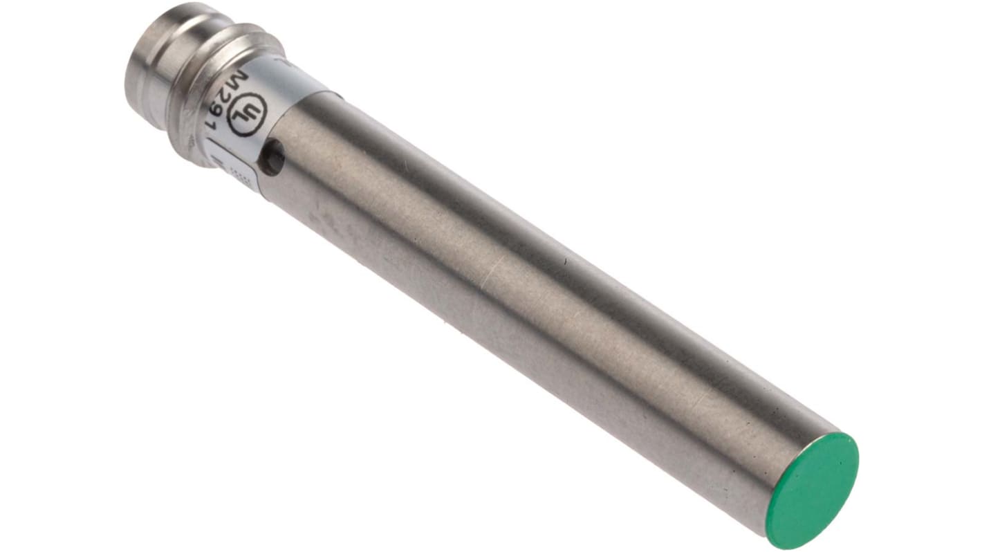 Baumer Inductive Threaded Barrel Proximity Sensor, M8, 2 mm Detection, PNP NO, 10 → 30 V dc