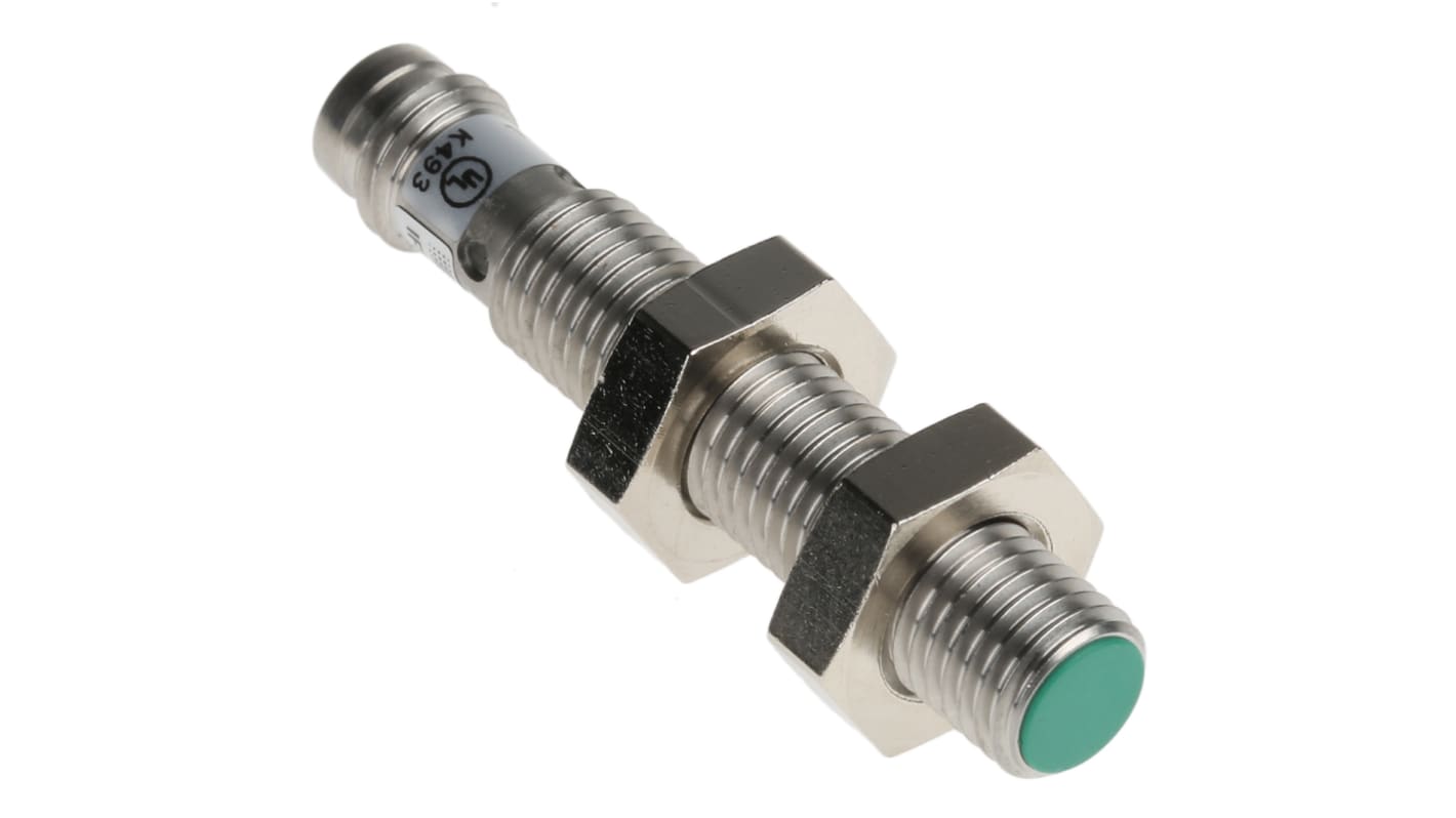 Rs-Online Sensore di prossimità Cilindro filettato Baumer M8 rilevamento 2 mm 10 → 30 V c.c