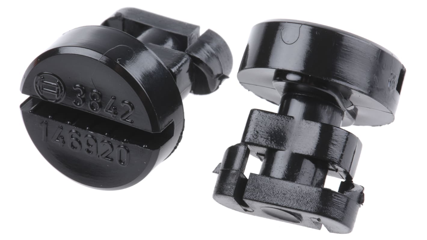 Bosch Rexroth 连接器支架和接头快速锁定紧固件, D15螺纹, 适配10mm凹槽, PA制