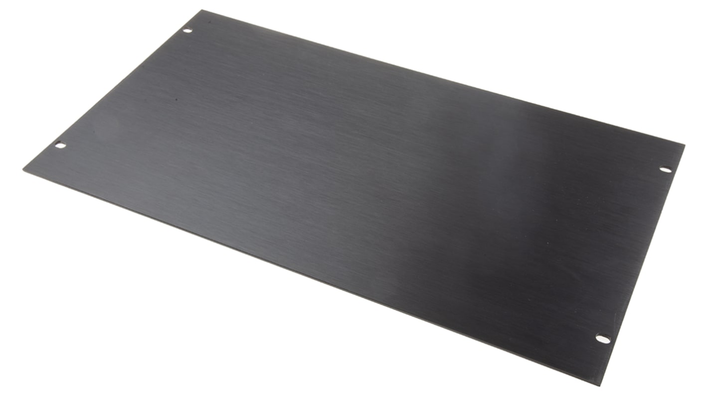 Panneau avant 6U RS PRO, 482.6 x 310.4mm, Noir