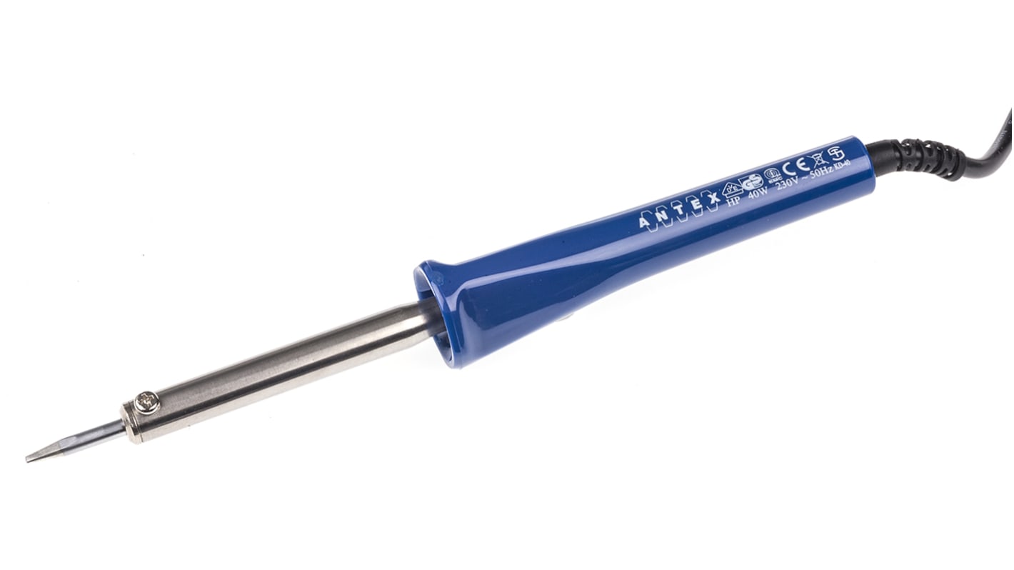 Antex Electronics Electric Soldering Iron, 230V, 40W