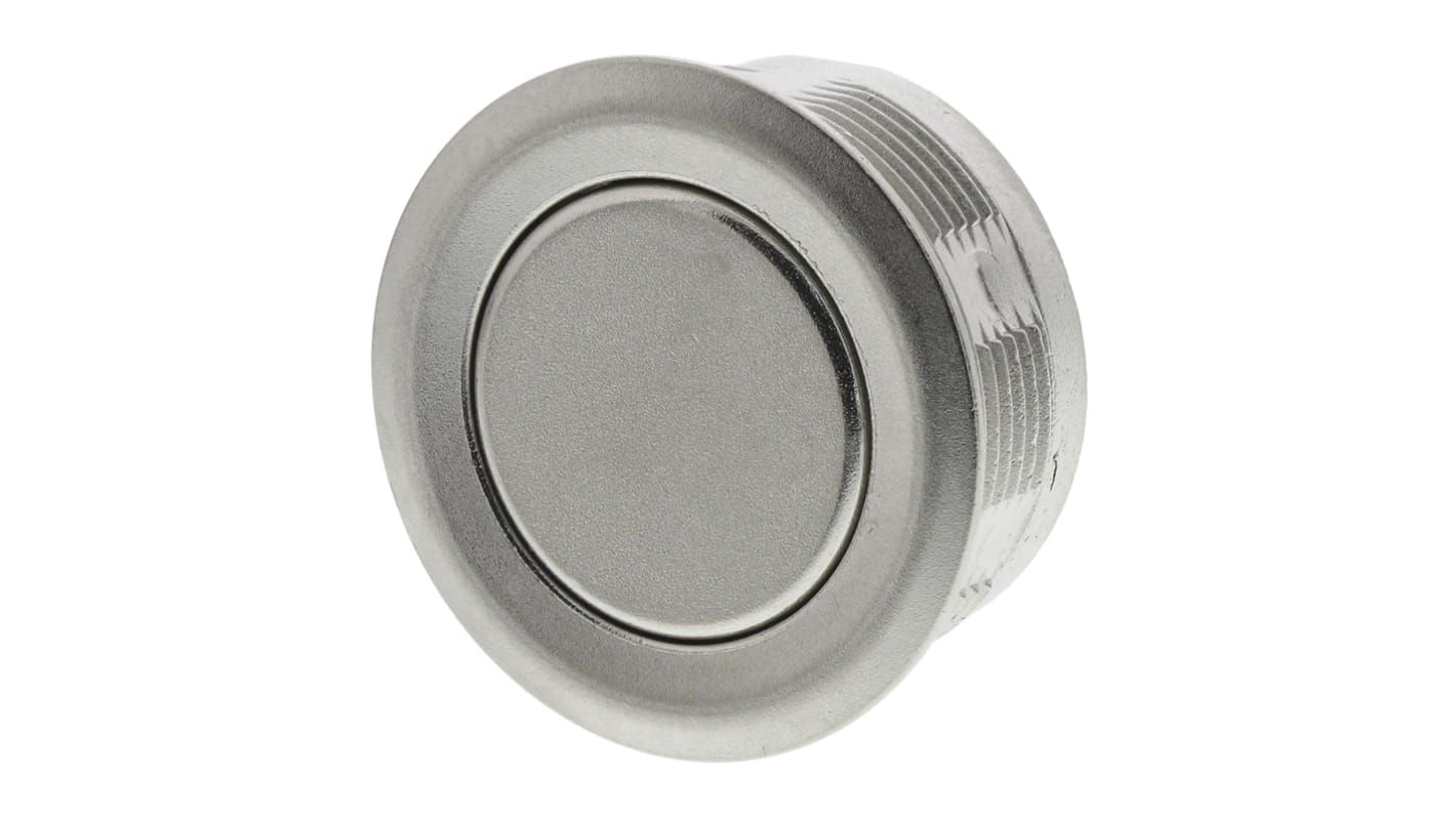 Schurter MCS 19 Series Push Button Switch, Momentary, Panel Mount, 22.2mm Cutout, SPST, 48V dc