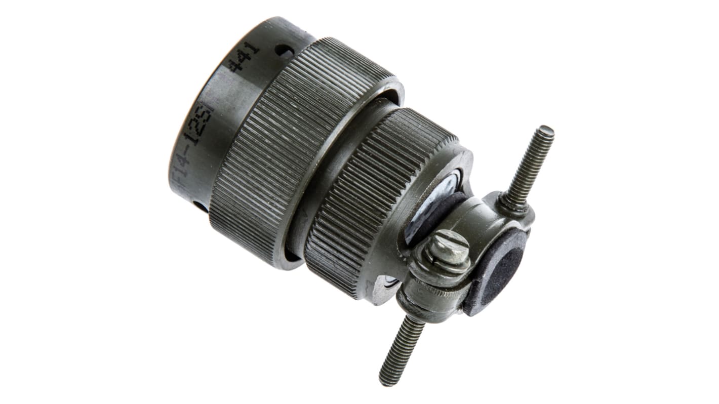 Amphenol Limited, 62GB 12 Way Cable Mount MIL Spec Circular Connector PlugOlive, Socket Contacts,Shell Size 14, Bayonet