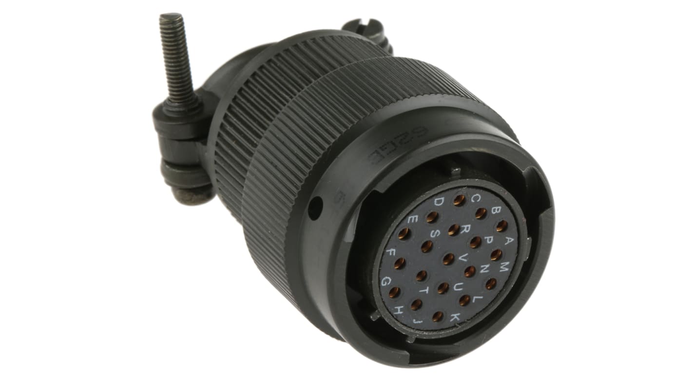Amphenol Limited, 62GB 19 Way Cable Mount MIL Spec Circular Connector PlugOlive, Socket Contacts,Shell Size 14, Bayonet
