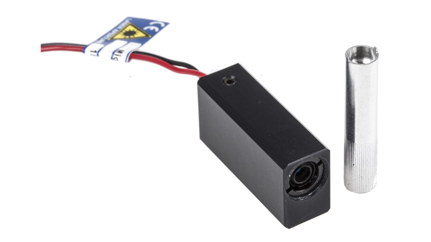 1452-04-000 Laser Module, 635nm 3mW, Continuous Wave Ellipse pattern +3.5 → +5 V