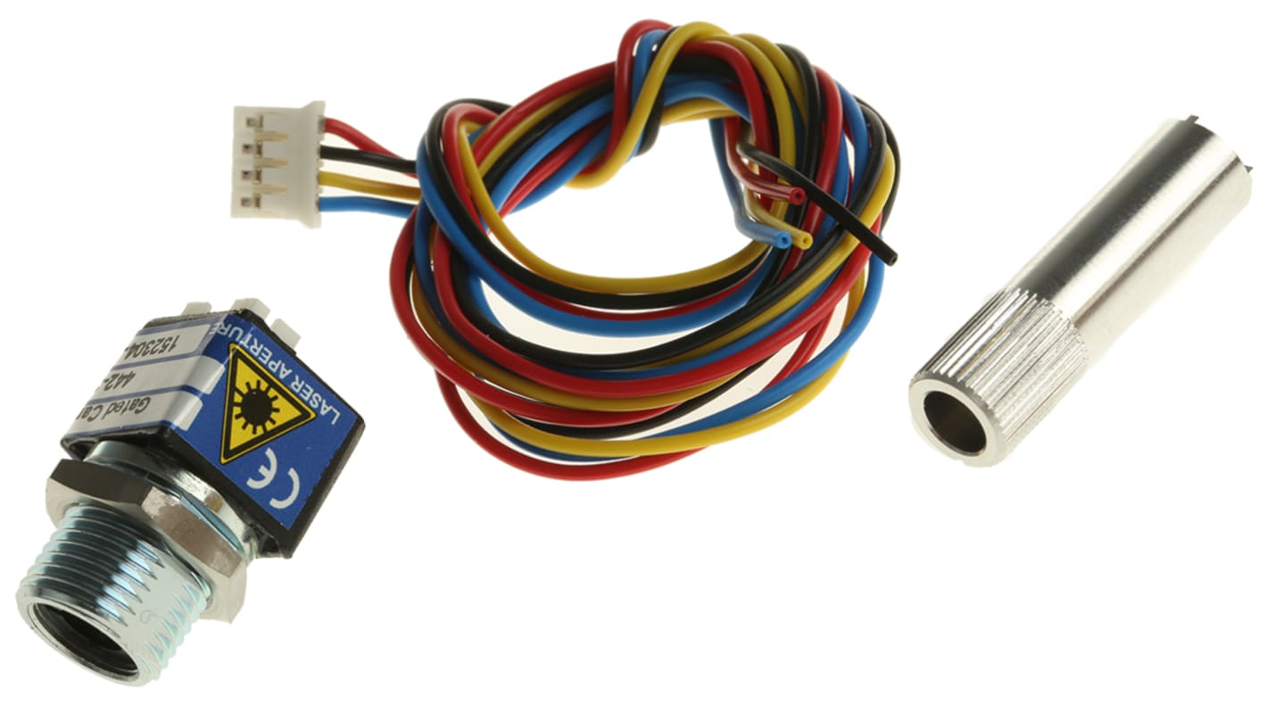 1260-02-000 Laser Module, 635nm 3mW, Modulating, TTL control Dot pattern +3 → +6 V