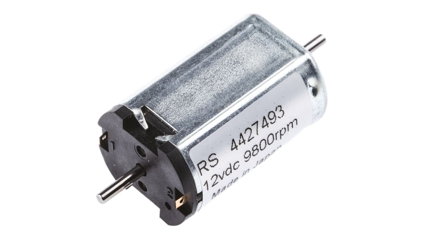 Canon Brushed DC Motor, 1.4 W, 12 V dc, 0.25 Ncm, 9800 rpm